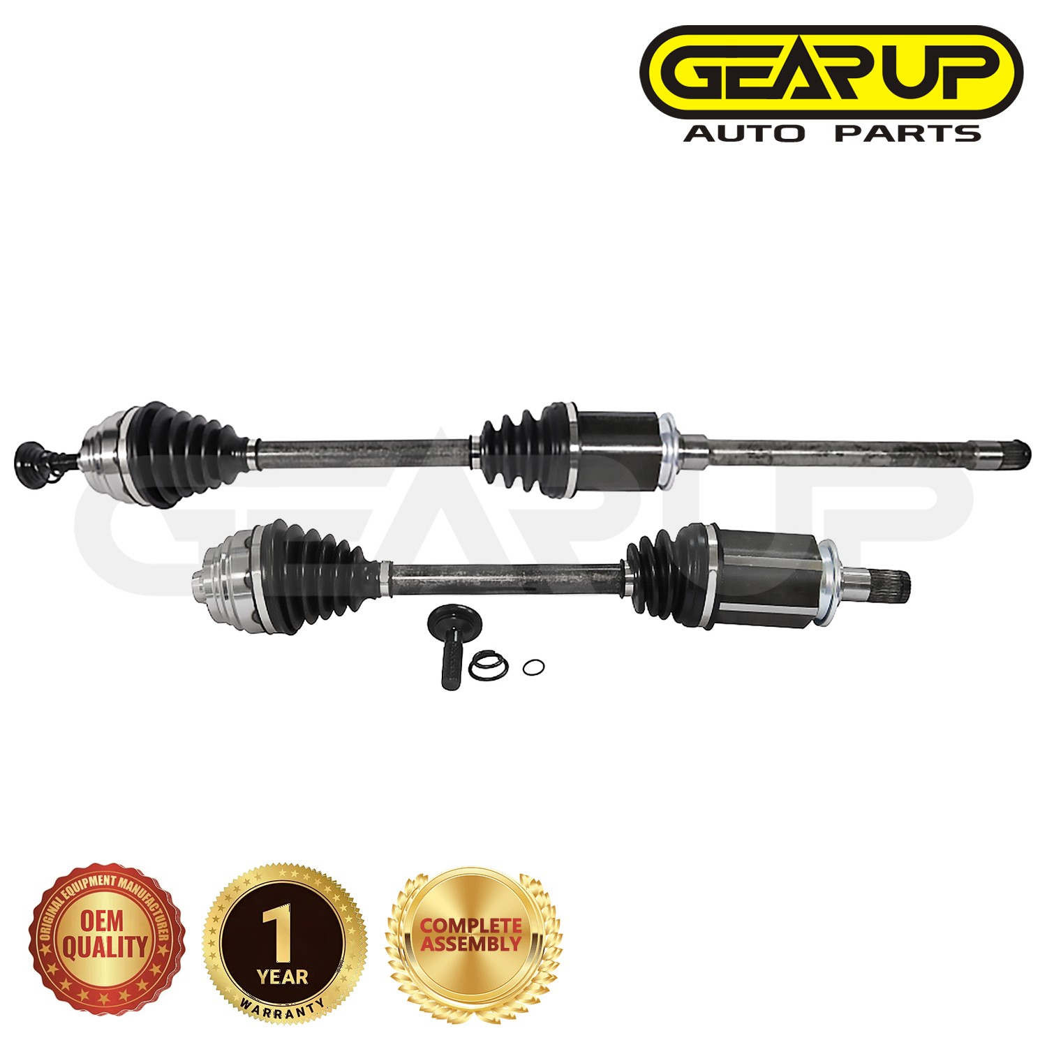 Front Pair CV Axle Shaft Assembly for BMW 530i 530e 540i xDrive AWD 2017-2023