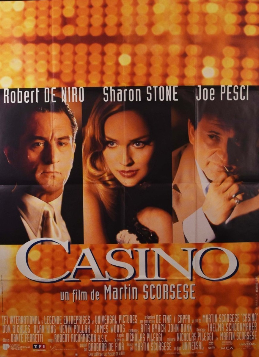 Casino Martin Scorcese Original French Grande Poster 1995 Casino Martin Scorcese Original French Grande Poster 1995