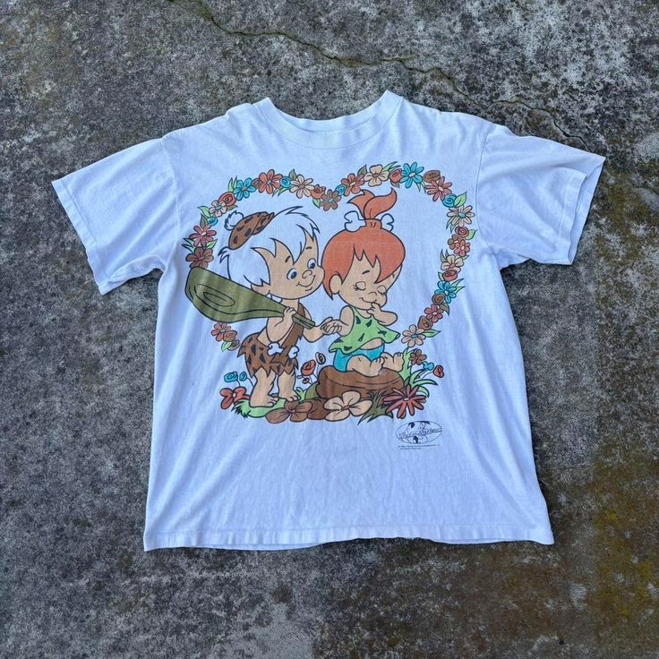1991 vintage Flintstones t-shirt cartoon S to 5XL SG235 