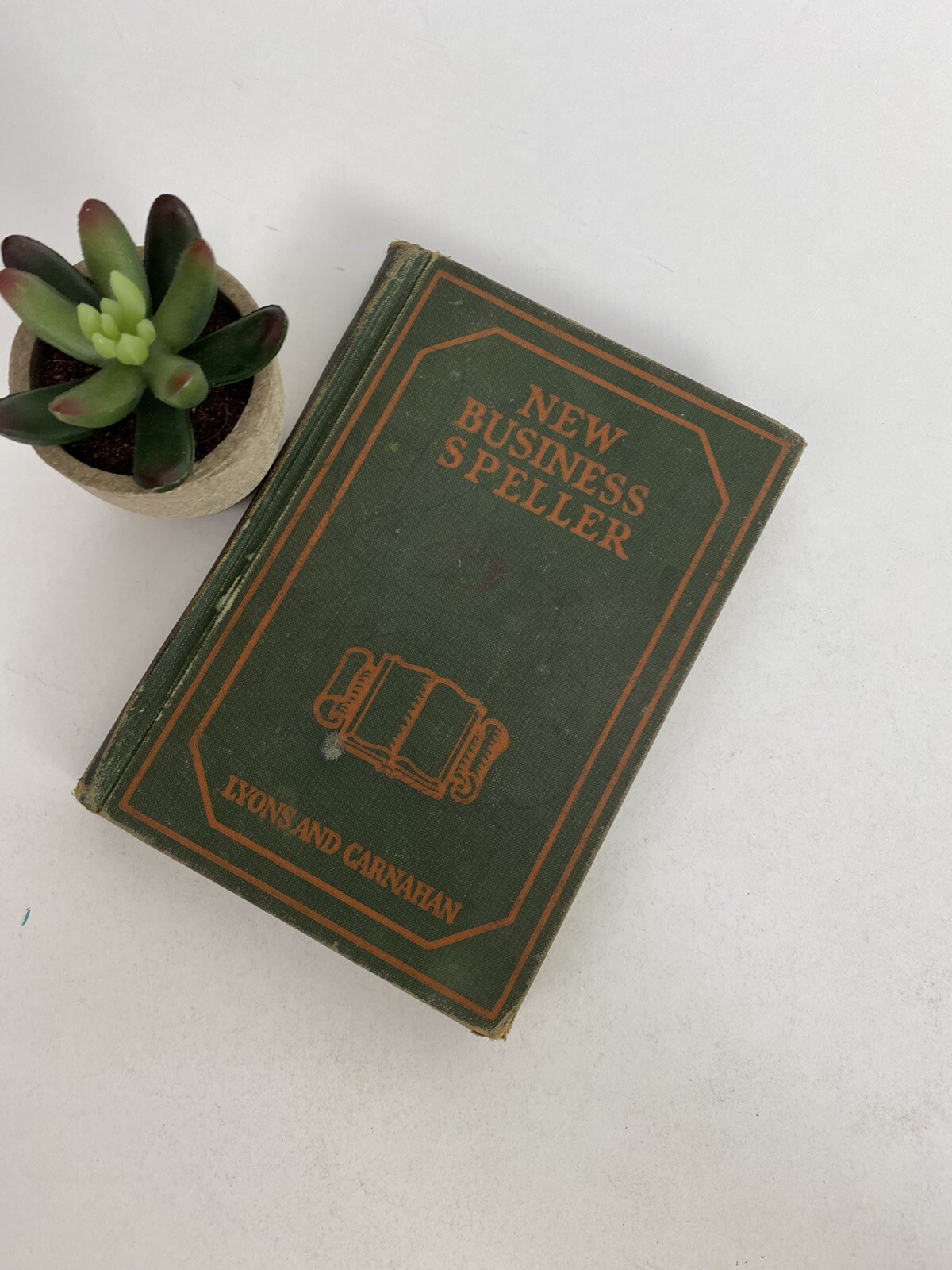 Vtg 1924 New Business Speller Hardcover Book by Charles M. Miller Lyons Carnahan Vtg 1924 New Business Speller Hardcover Book by Charles M. Miller Lyons Carnahan