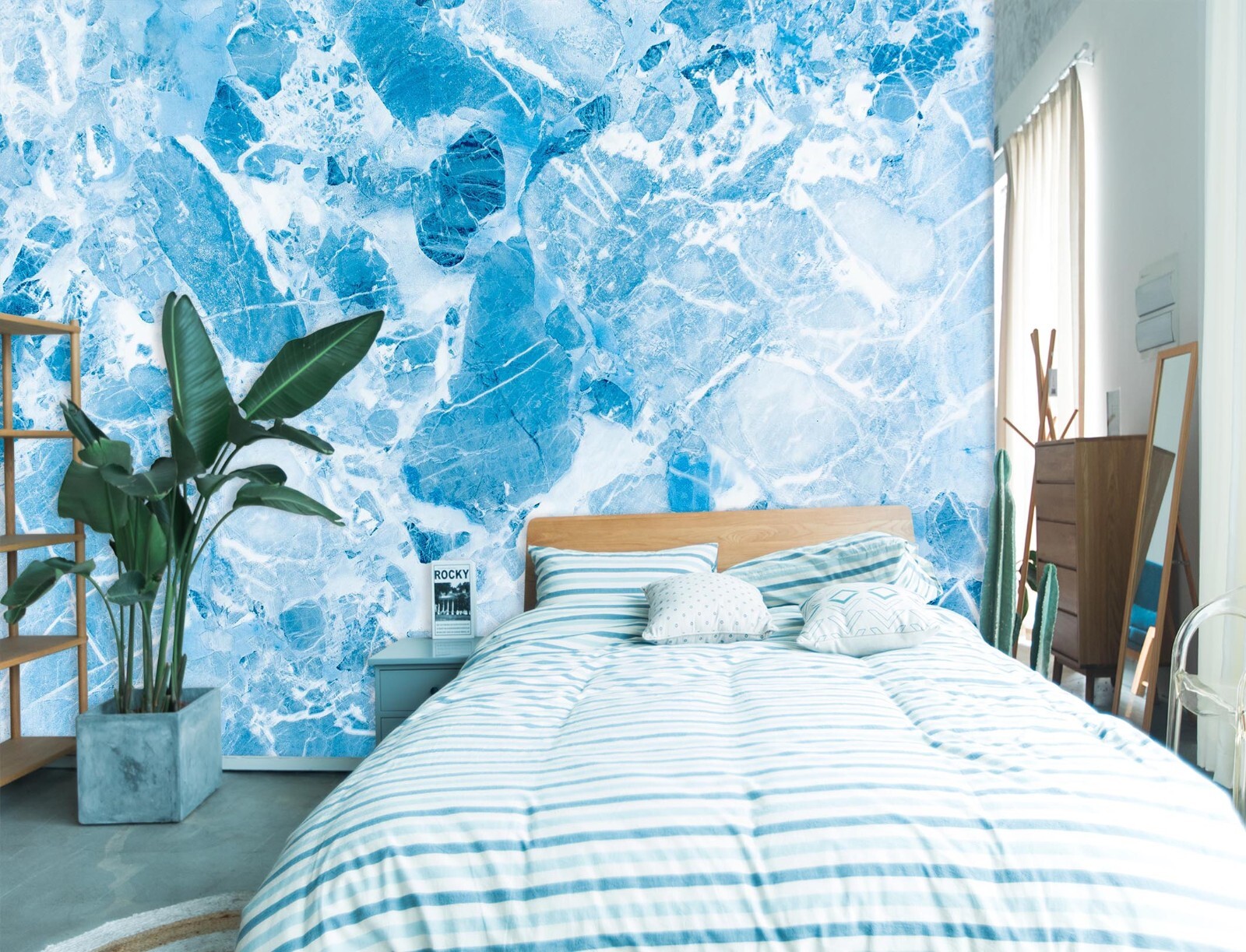 3D Blue Marble S847 Wallpaper Mural Self-adhesive Removable Sticker Kids Pa