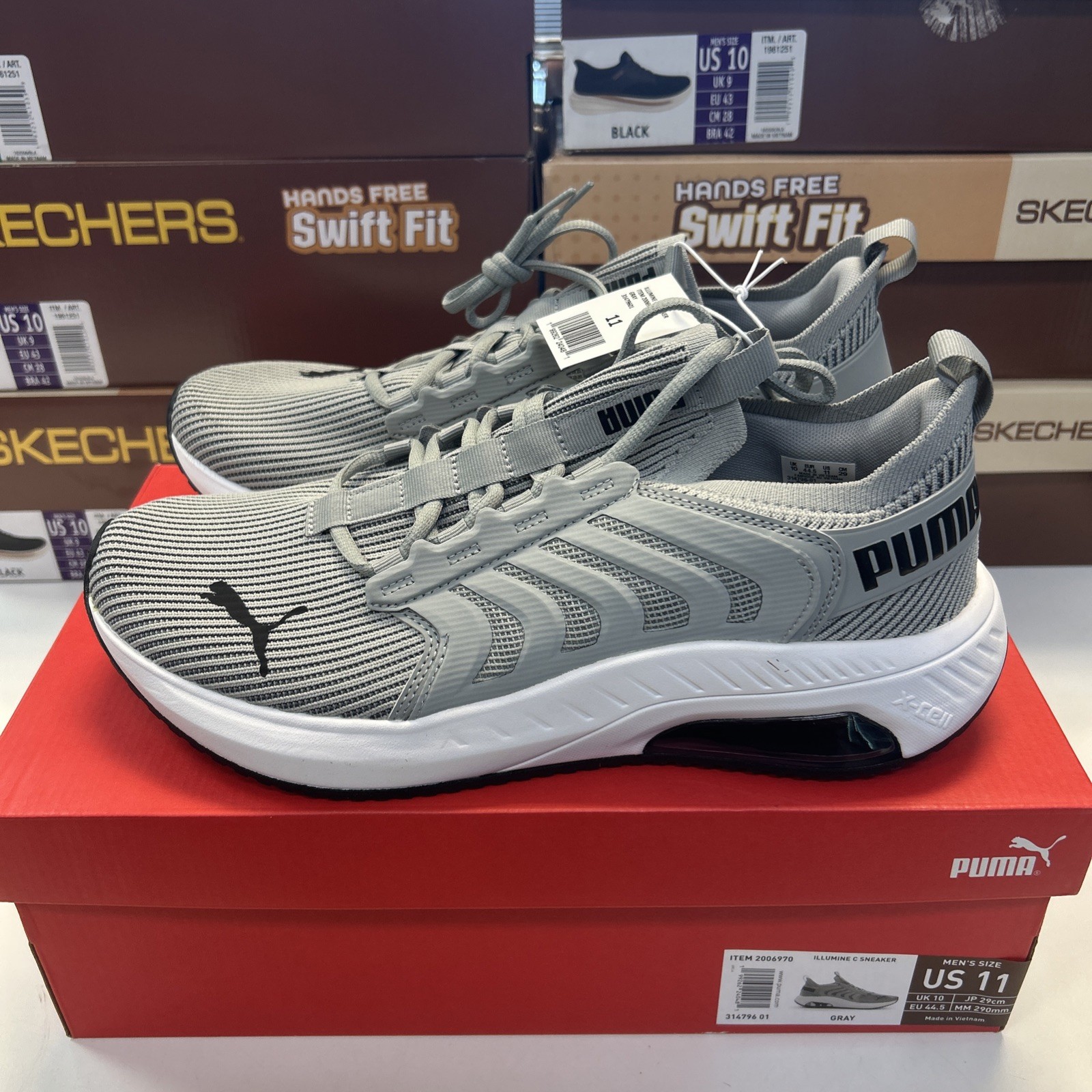 Puma Illumine C Sneaker Men’s Size 11 Gray 0330 Puma Illumine C Sneaker Men’s Size 11 Gray 0330