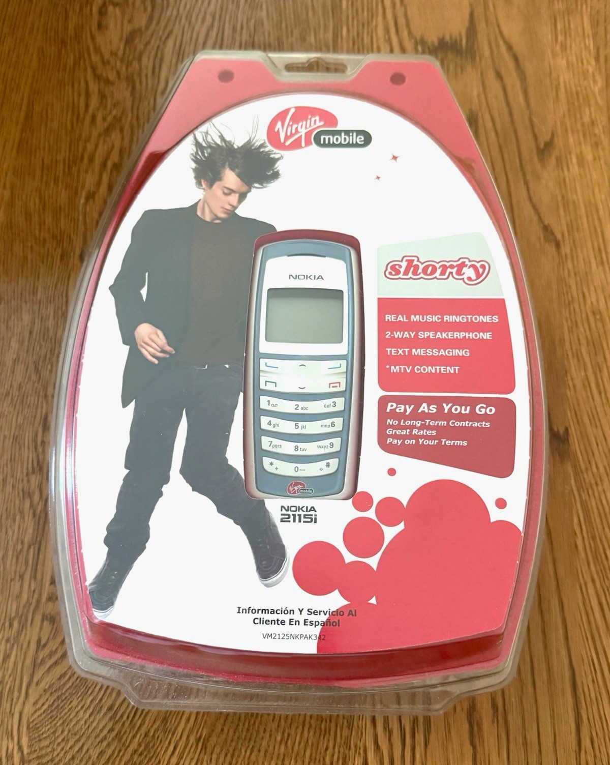 Virgin Mobile Nokia 2115i Prepaid CDMA 1900 Gray Cell Phone SEALED BRAND NEW Virgin Mobile Nokia 2115i Prepaid CDMA 1900 Gray Cell Phone SEALED BRAND NEW