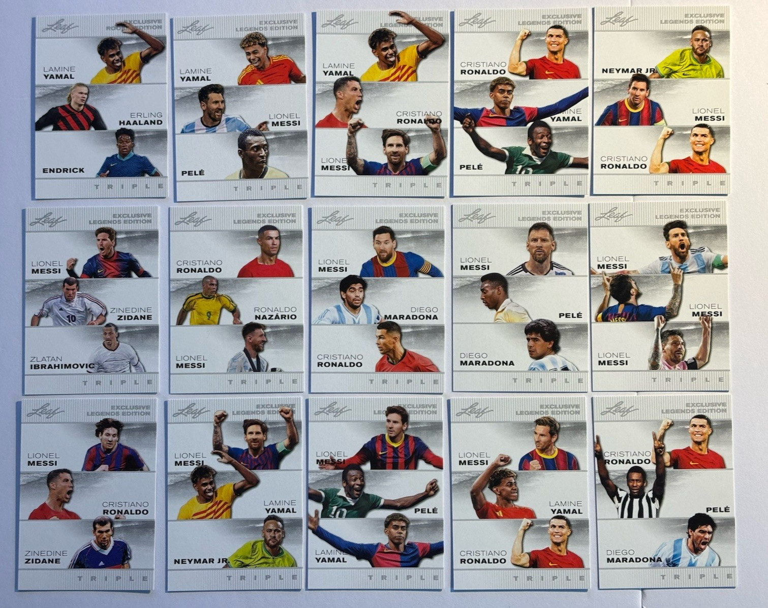 Hugh Lot (15) Messi * Pele * Ronaldo 2024 - 2025 \