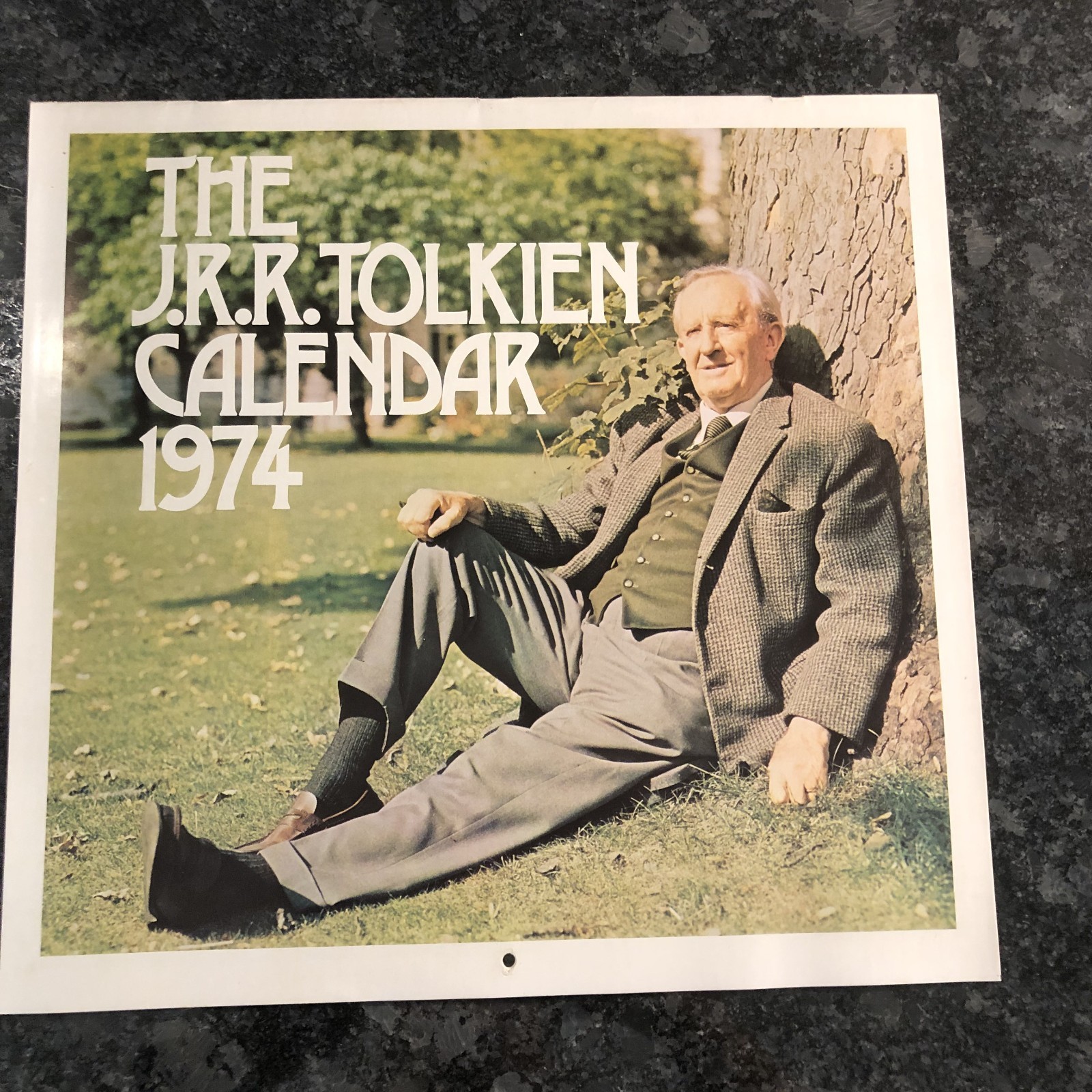 RARE Vintage 1974 Tolkien Calendar in Pristine Condition