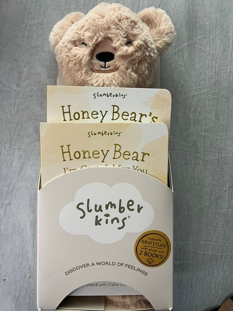 Slumberkins Honey Bear Snuggler New In Box With 2 Board Books Slumberkins Honey Bear Snuggler New In Box With 2 Board Books