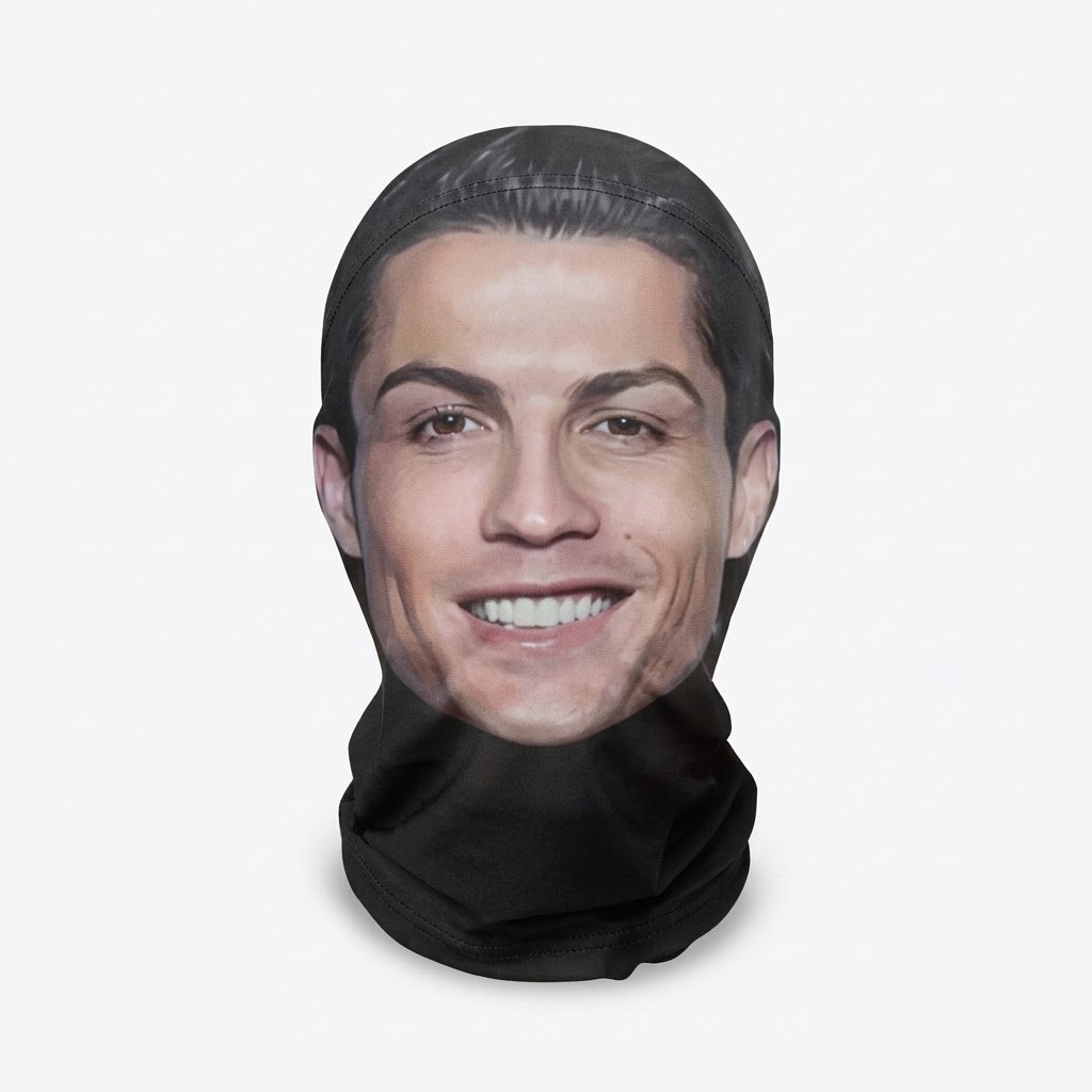 Realistic 3D Face for Men Women Cosplay Mask Full Face Hip Hop Balaclava Hood