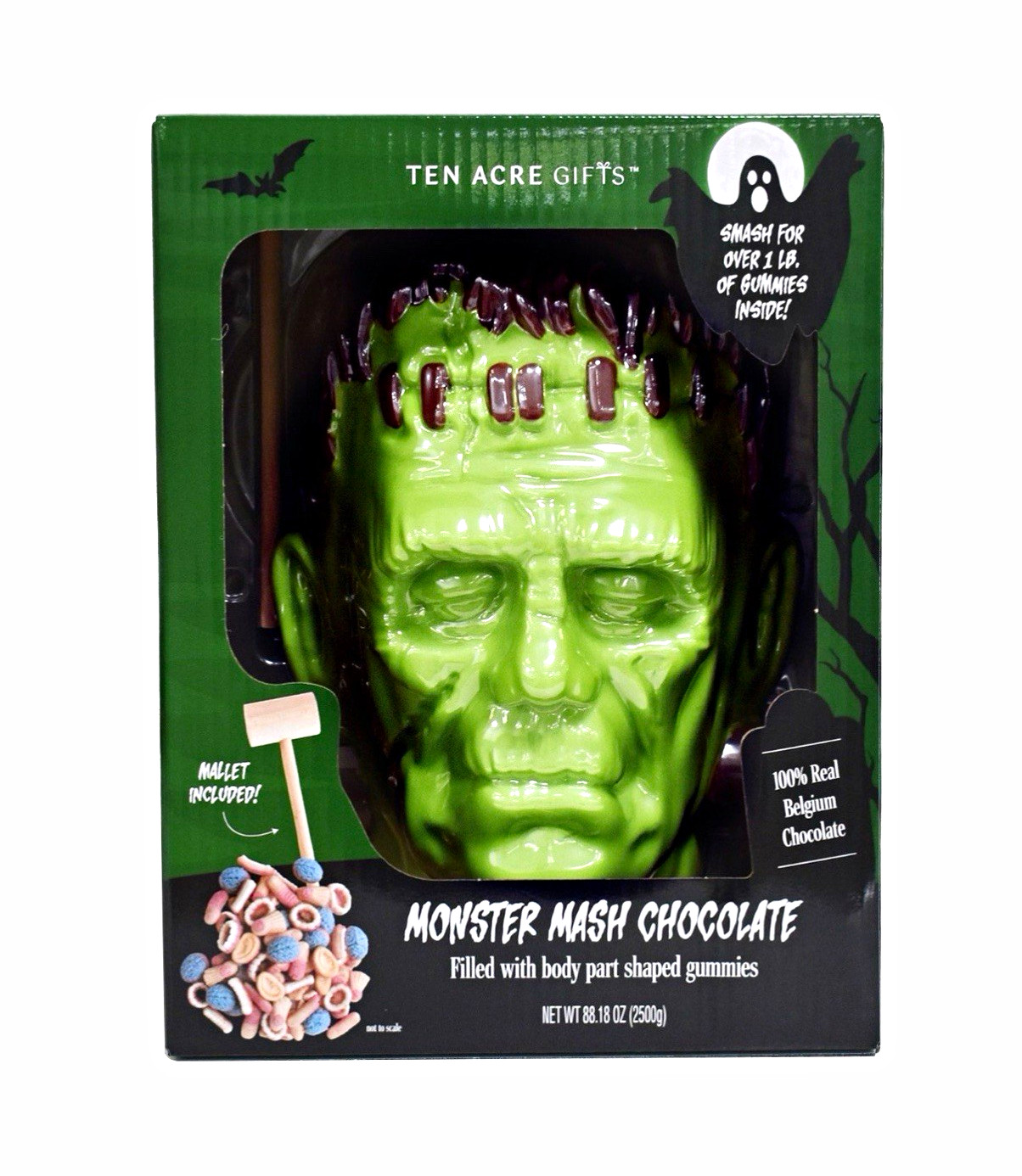 Ten Acre Gifts Monster Mash Milk Chocolate Skull Filled Box 2500 g Halloween Ten Acre Gifts Monster Mash Milk Chocolate Skull Filled Box 2500 g Halloween