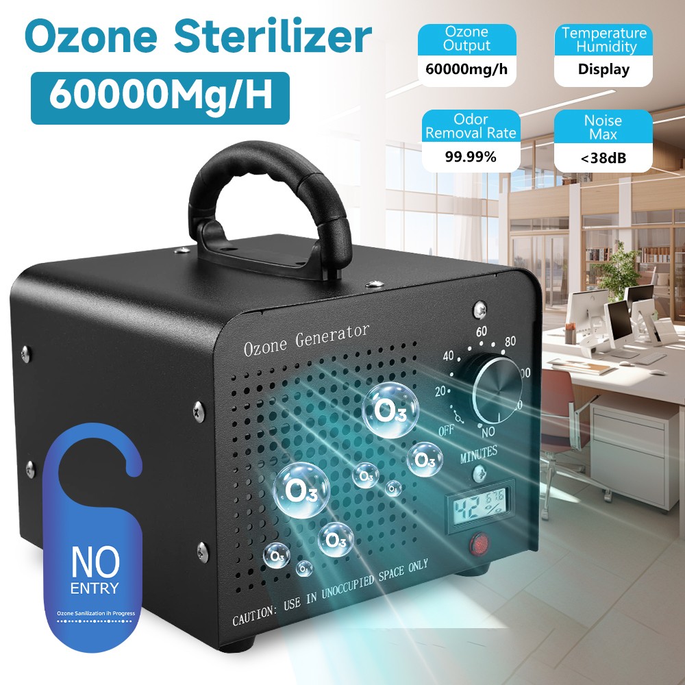 Uimoso 60000mg/h Ozone Generator Machine Air Purifier Ionizer Ozonator Timer US