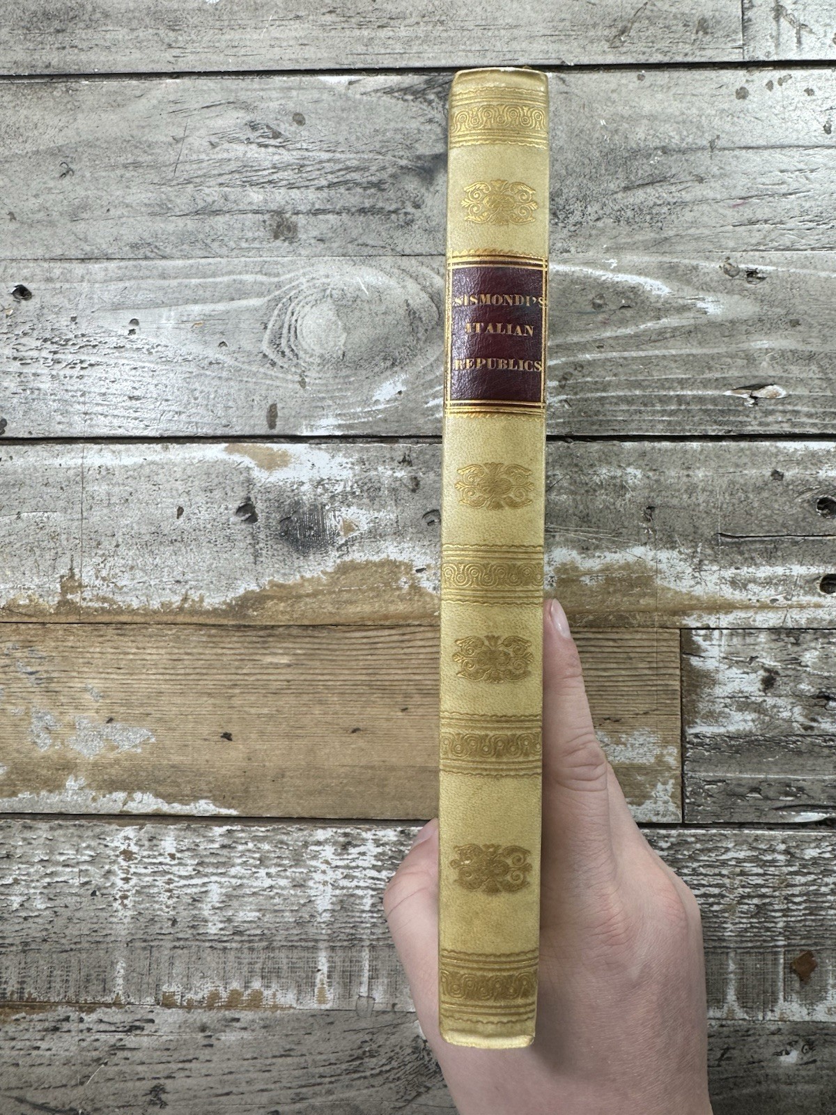 1841 Antique Italian History Book “Italian Republics” Sismondi 1841 Antique Italian History Book “Italian Republics” Sismondi