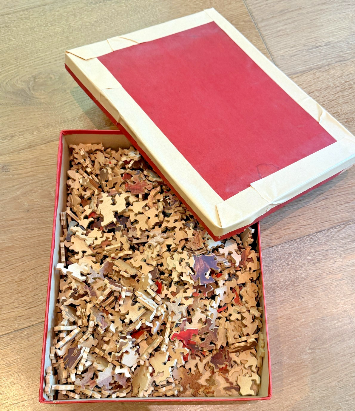 Vintage Jos. K. Straus Hand-Cut Wooden Jigsaw Puzzle - \