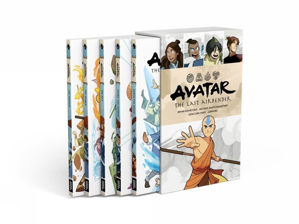 Avatar: The Last Airbender Omnibus Boxed Set by Gene Luen Yang Paperback Book
