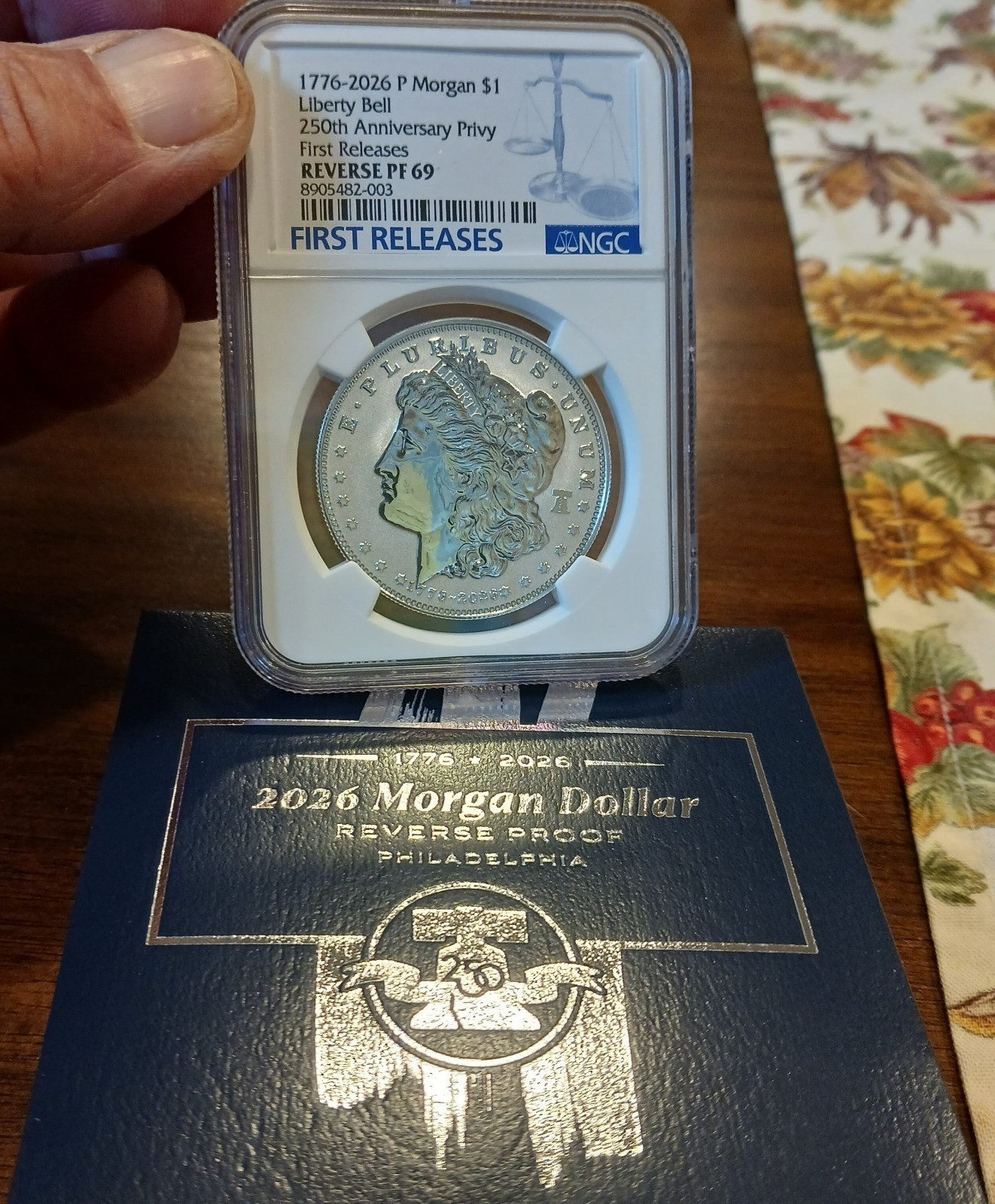 1776–2026-P Morgan REVERSE NGC PF 69 FIRST RELEASES 250th Privy / OGP