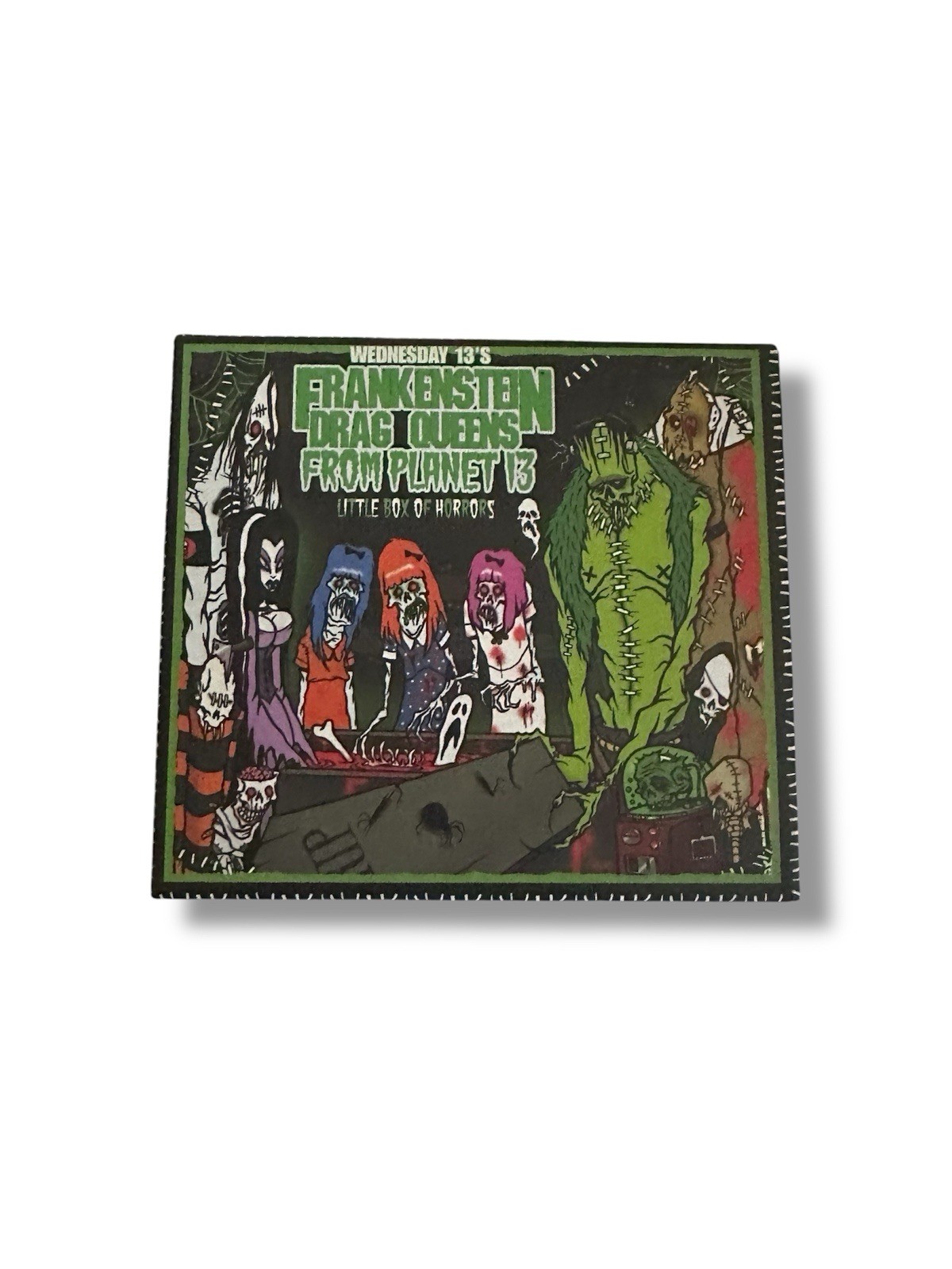 SIGNED Little Box of Horrors [Box] by Wednesday 13 (CD, May-2006, 5 Discs