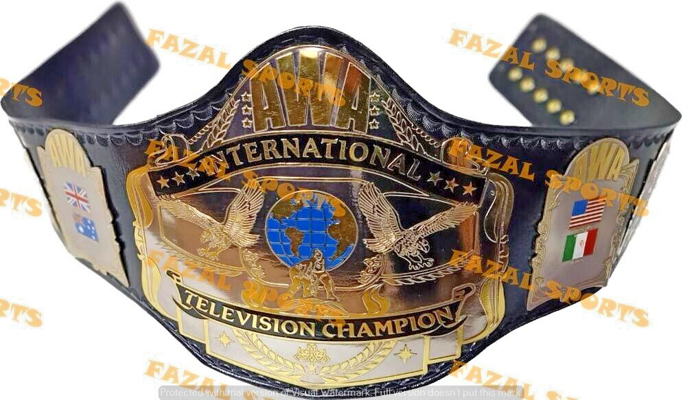AWA Inernational Television Heavyweight Wrestling Championship Title Belt AWA Inernational Television Heavyweight Wrestling Championship Title Belt