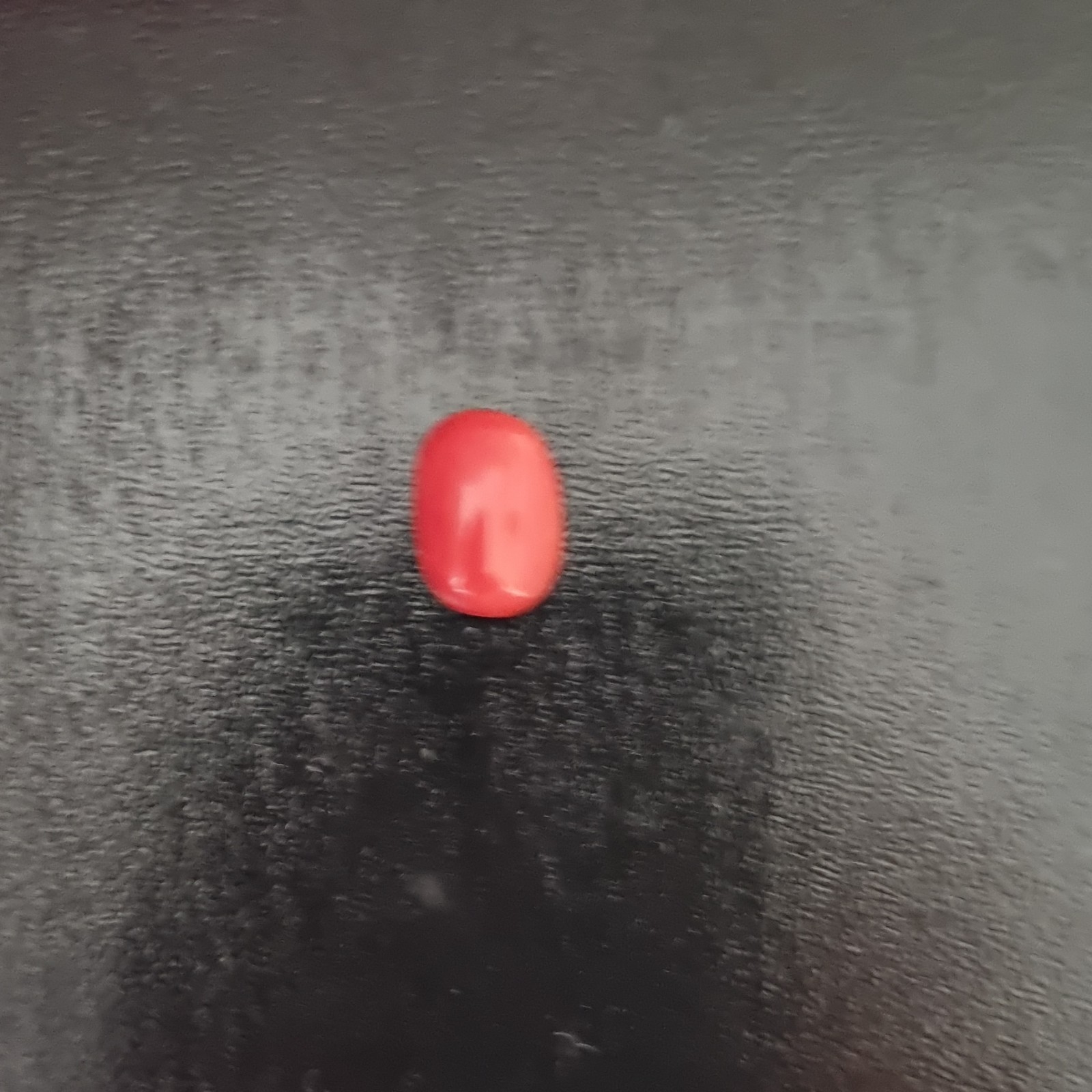 Red coral Cabochon cut old stock no pores very rare old piece Red coral Cabochon cut old stock no pores very rare old piece