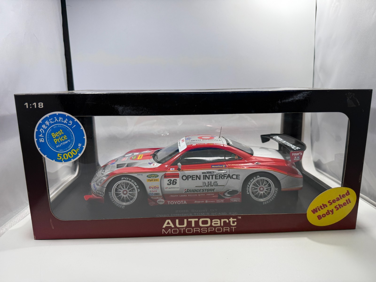 1/18 AUTOart 2006 Lexus SC430 Super GT Tom\'s 38513 NIB READ US Seller Rare