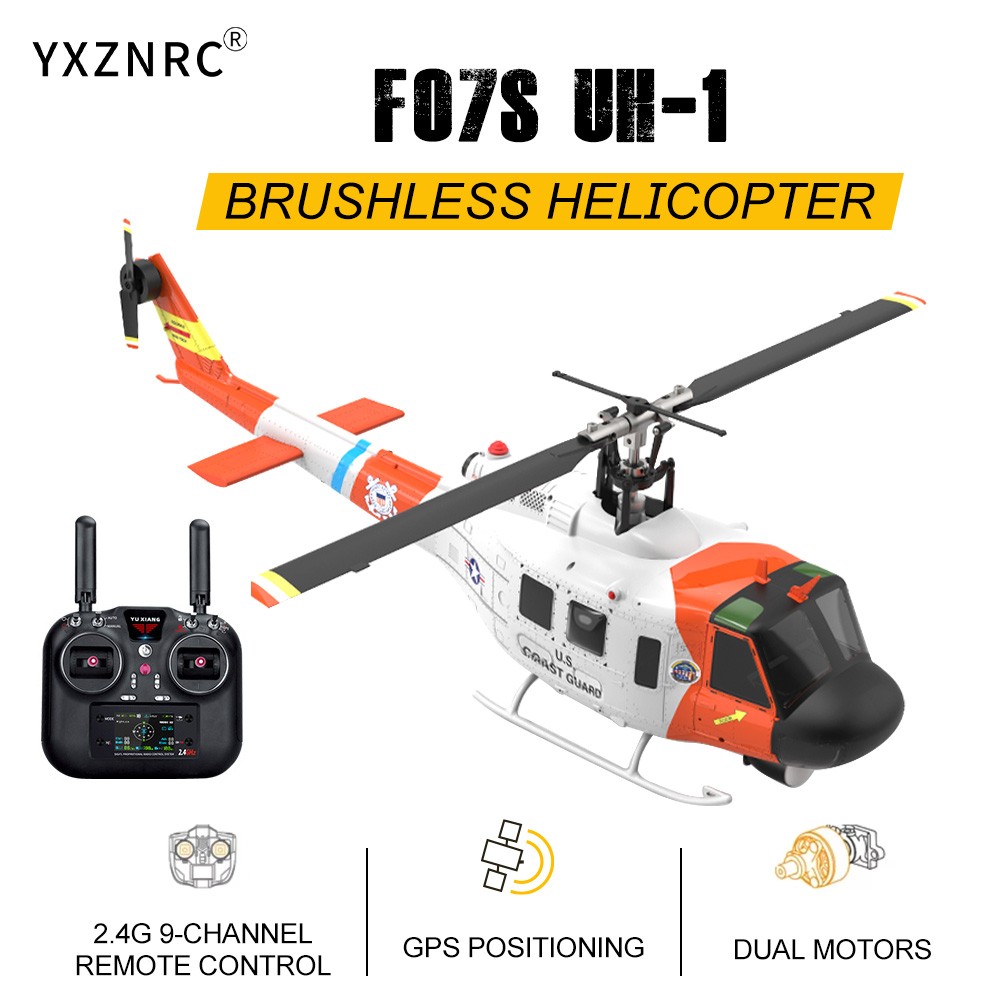 YUXIANG F07S 9CH GPS Optical Flow FPV Camera Positioning Helicopters 2Battery