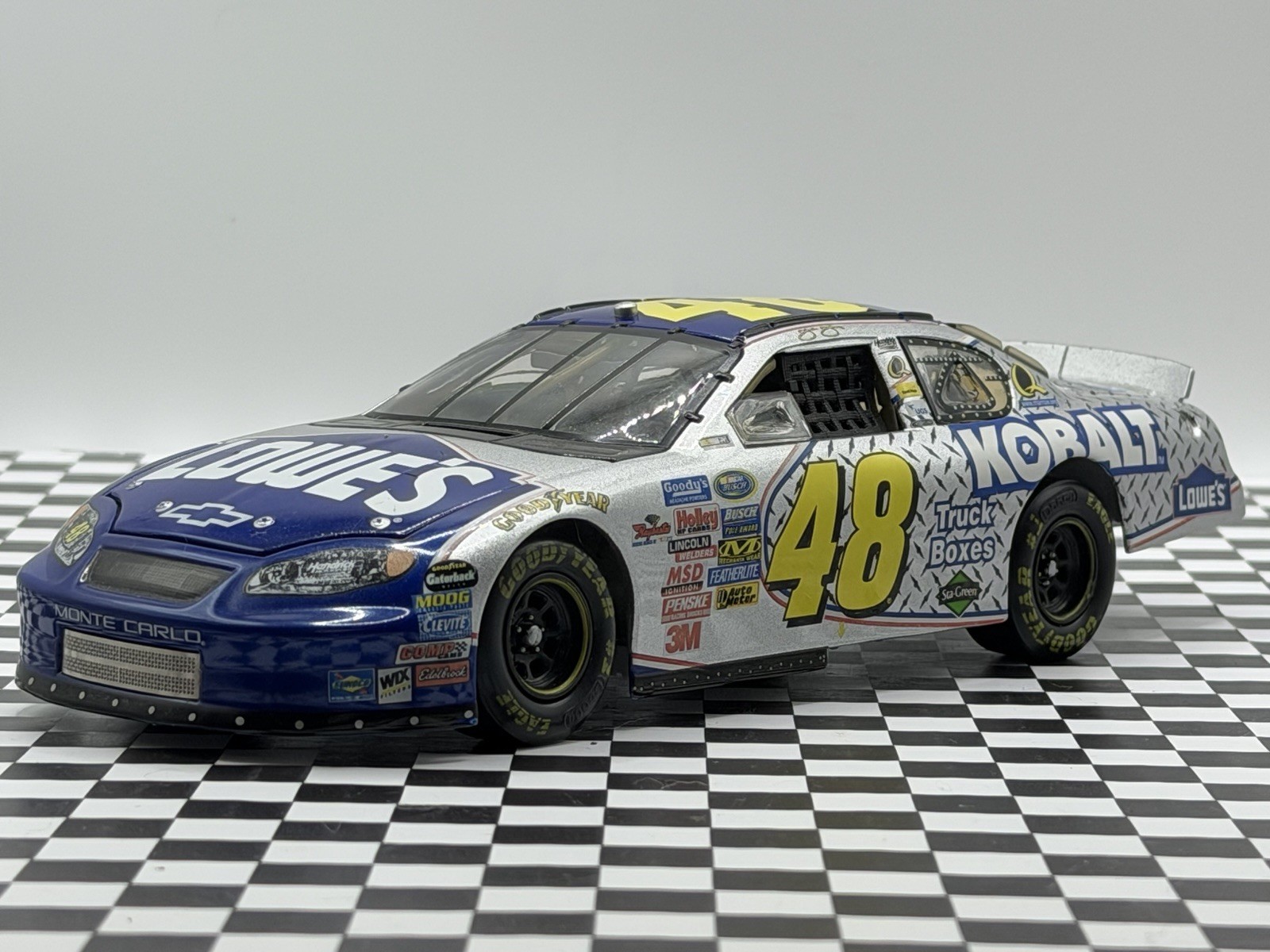 2005 Jimmie Johnson Lowes Kobalt Truck Boxes Busch Series NASCAR Action 1/24