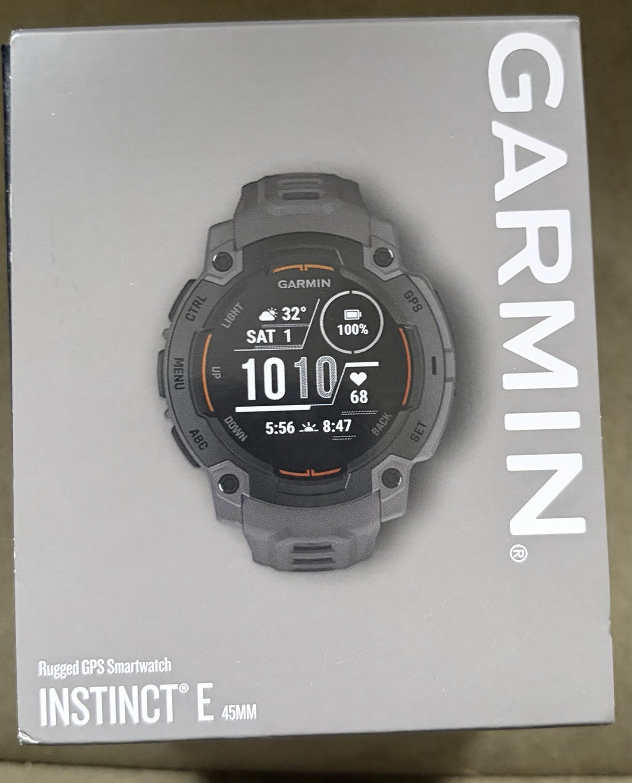 Garmin Instinct E 45mm Black Rugged Watch Brand New Garmin Instinct E 45mm Black Rugged Watch Brand New