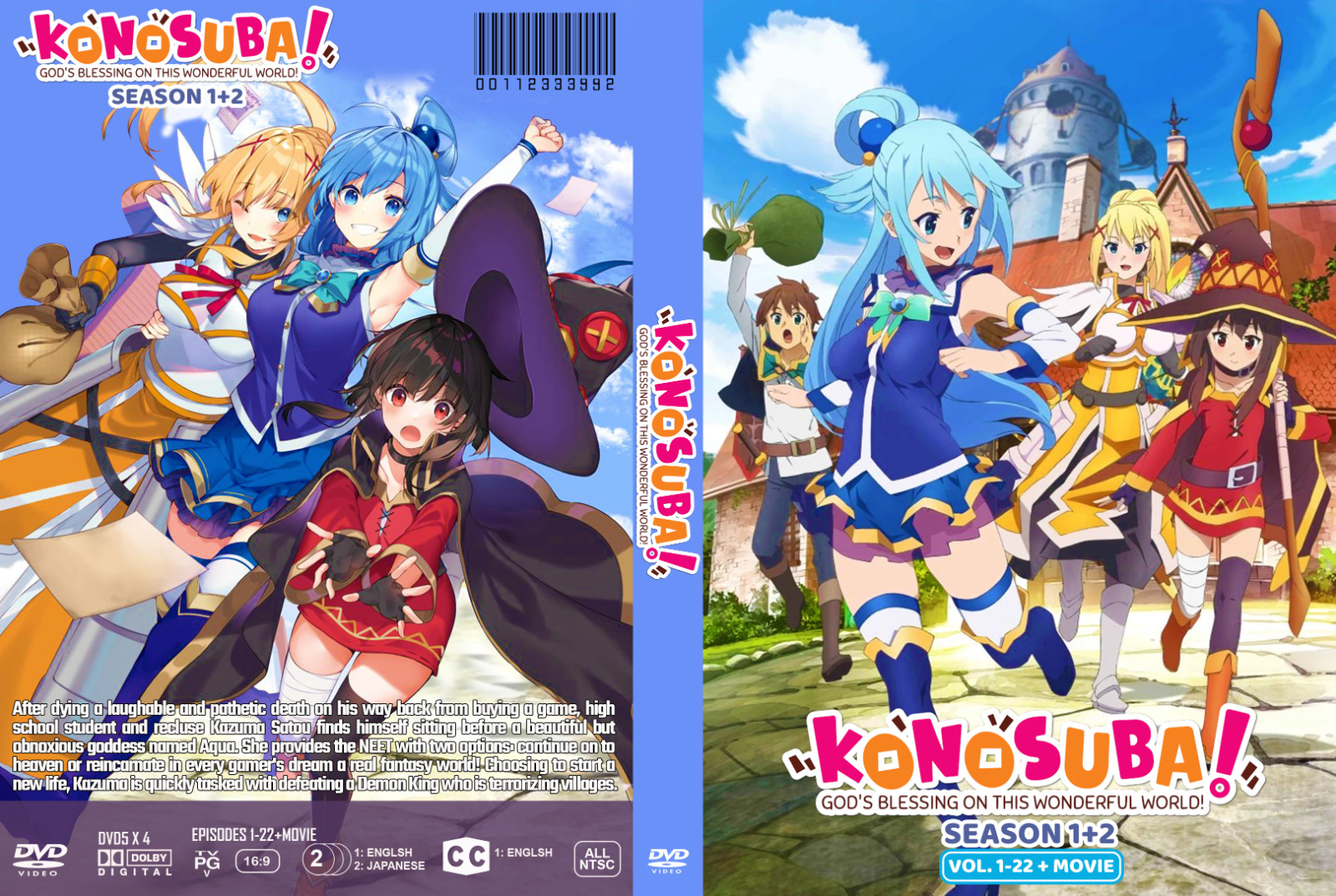 KonoSuba God's Blessing on this Wonderful World Season 1-2+2 Ova+Movie