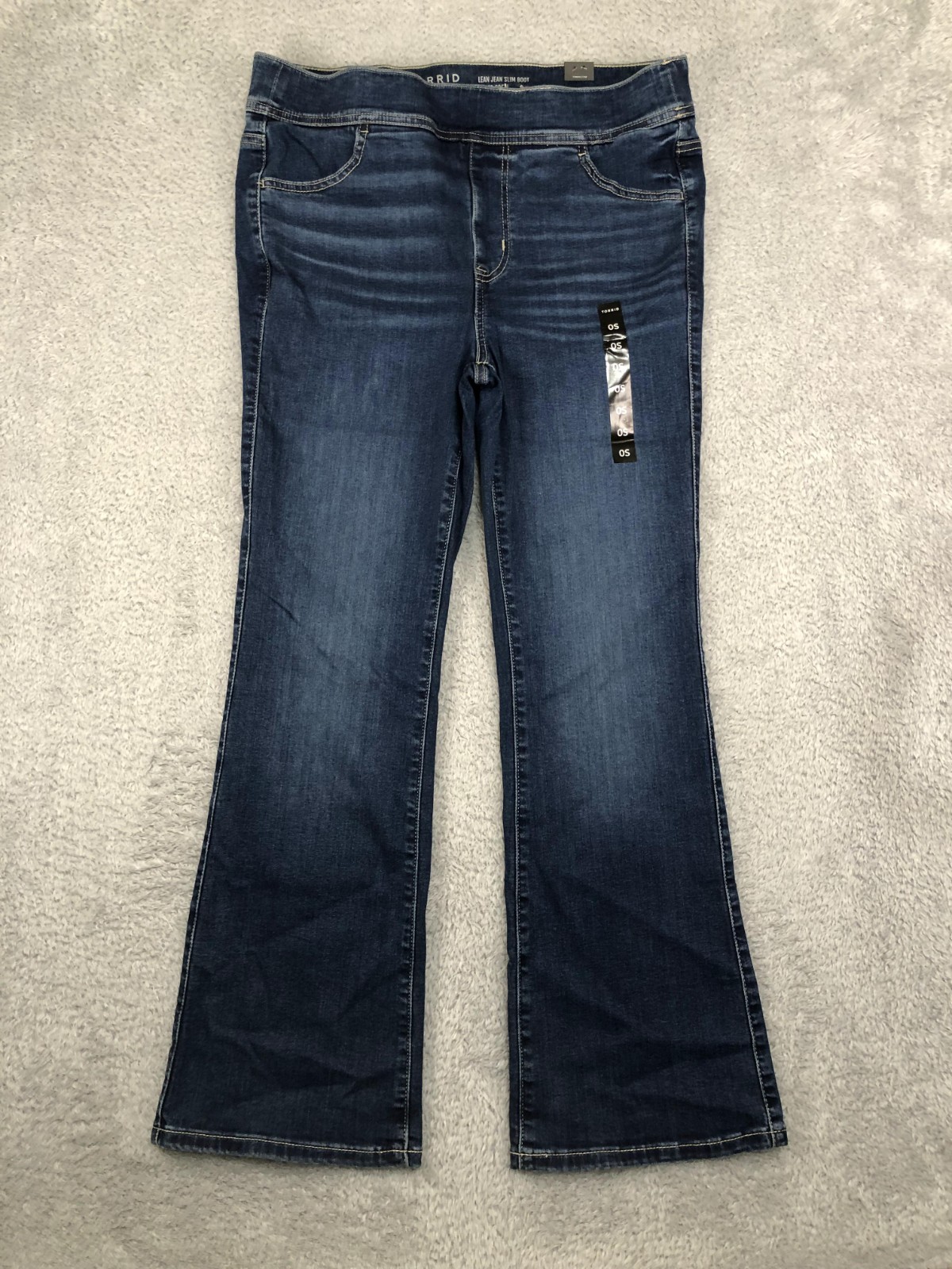 Torrid Lean Jean Slim Boot Womens 0S (35x29) Blue NWT Super Soft FeelTheFit Torrid Lean Jean Slim Boot Womens 0S (35x29) Blue NWT Super Soft FeelTheFit