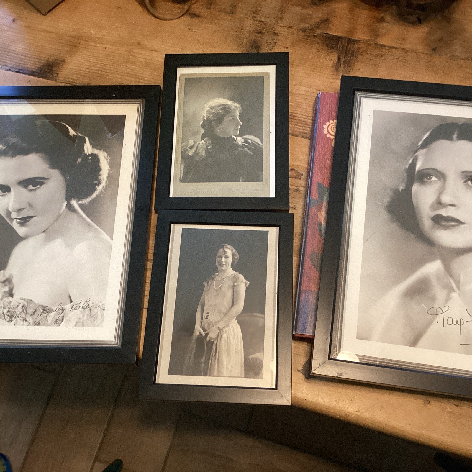 LOT Autographed Studio Photos, MOVIE STARS Kay Francis, Ruby Keeler, Plus 2 More LOT Autographed Studio Photos, MOVIE STARS Kay Francis, Ruby Keeler, Plus 2 More