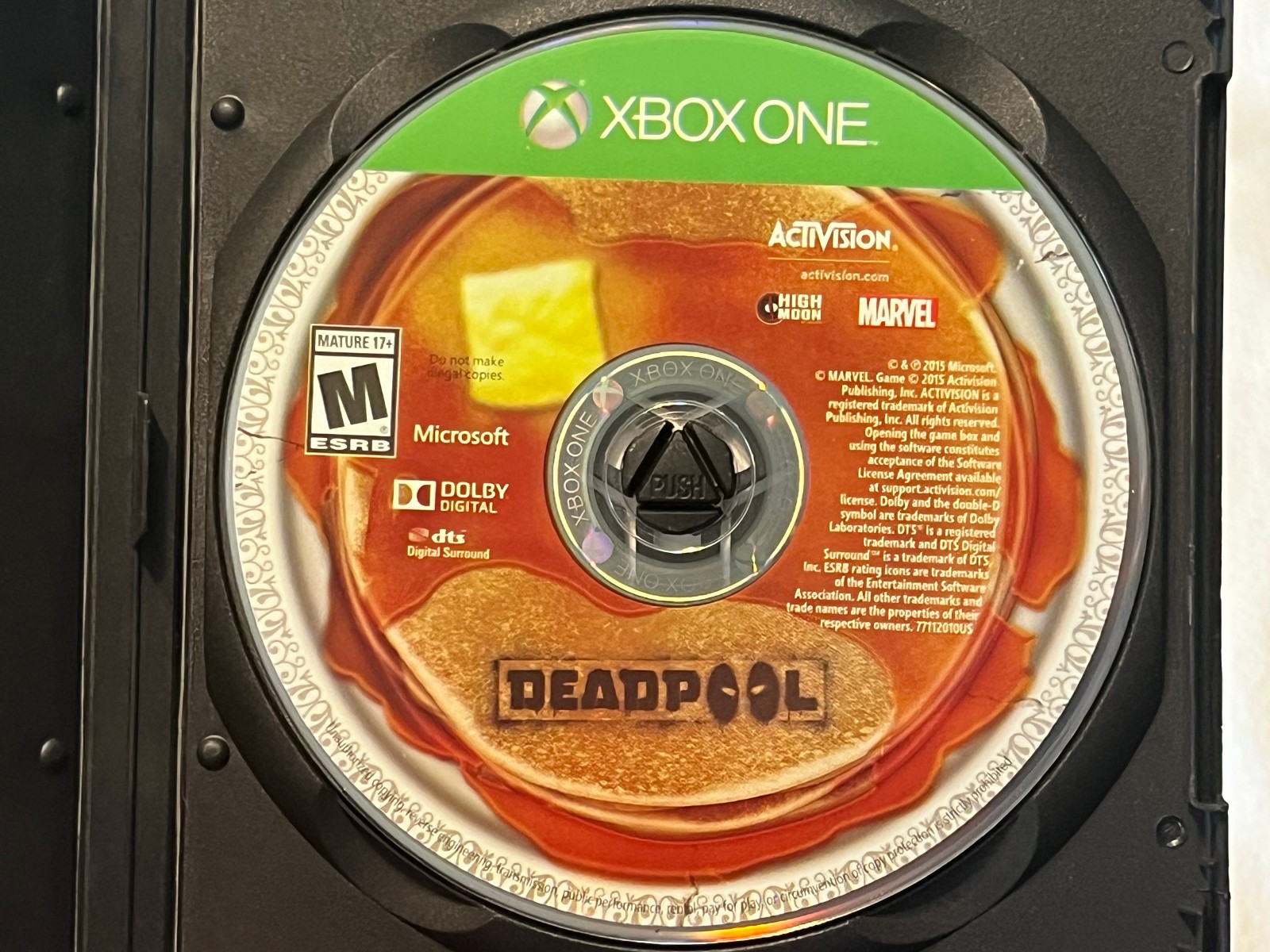 Deadpool (Microsoft Xbox One, 2015) XB1 Authentic Disc ONLY Tested Working USA Deadpool (Microsoft Xbox One, 2015) XB1 Authentic Disc ONLY Tested Working USA