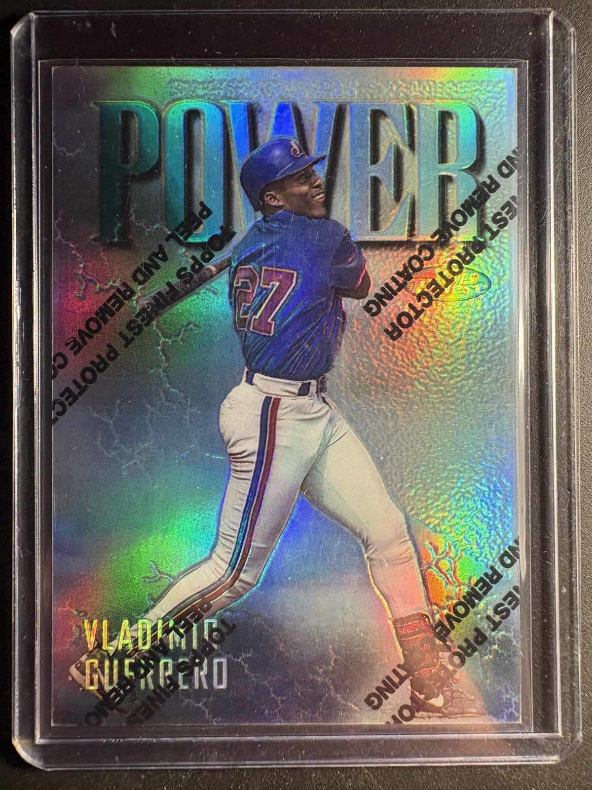 1997 Topps Finest Uncommon Refractor #315, VLADIMIR GUERRERO, Montreal Expos