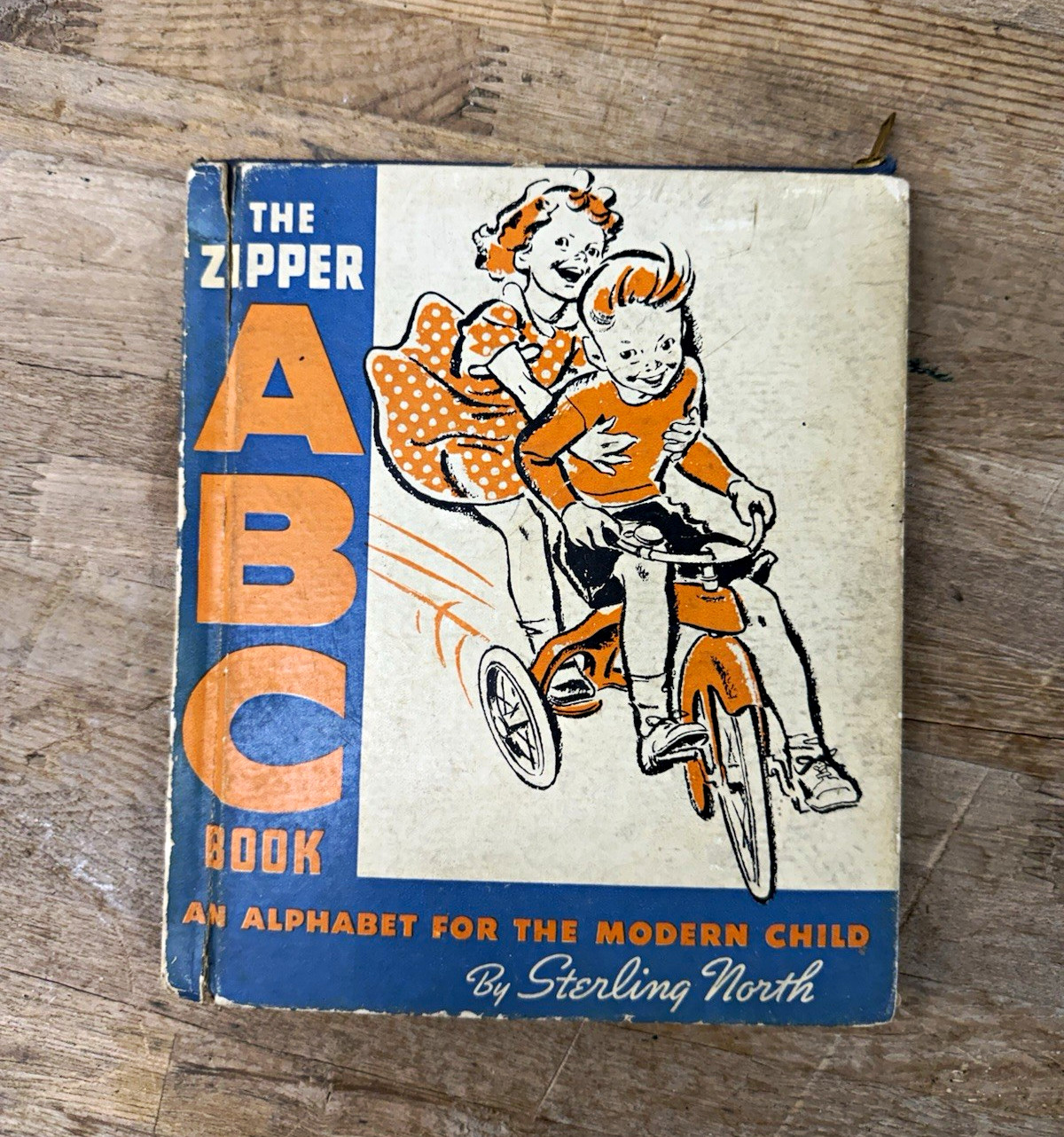 The Zipper ABC Book by Sterling North Hardcover Illustrated Alphabet Ages 4-8 The Zipper ABC Book by Sterling North Hardcover Illustrated Alphabet Ages 4-8