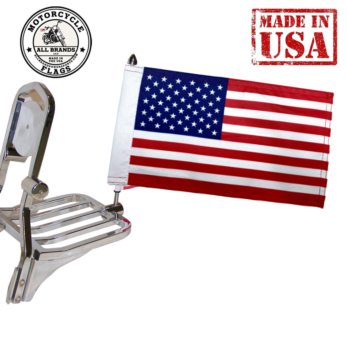 Motorcycle Biker Flag, Highway Speeds, 6