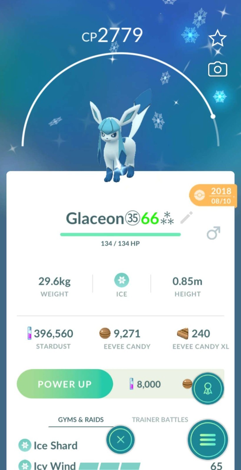 Pokemon Shiny Glaceon Guaranteed Lucky Pokemon Shiny Glaceon Guaranteed Lucky