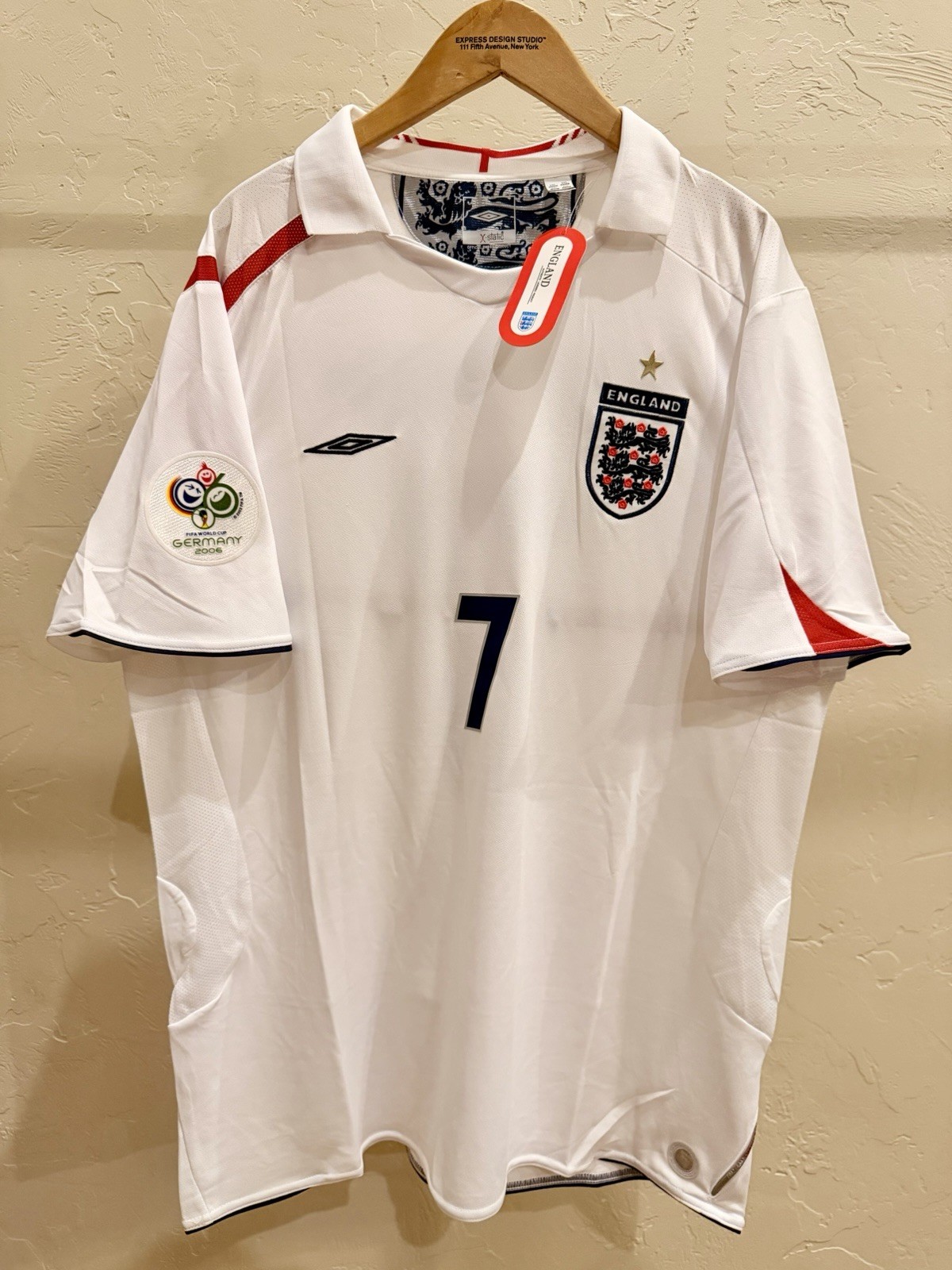 David Beckham England World Cup Germany 2006 Home Kit David Beckham England World Cup Germany 2006 Home Kit