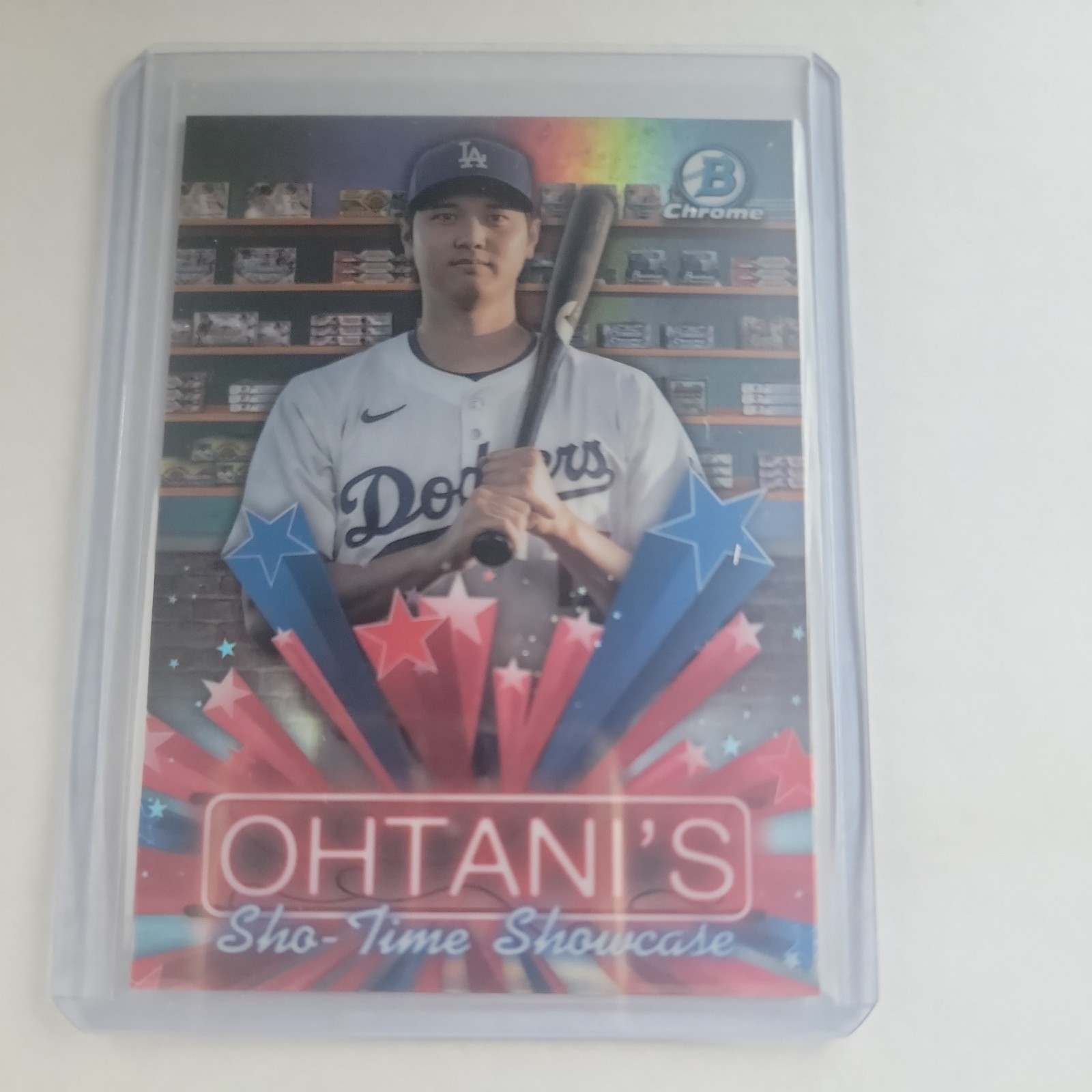 SHOHEI OHTANI 2025 BOWMAN CHROME SHO-TIME SHOWCASE REFRACTOR #HS-4