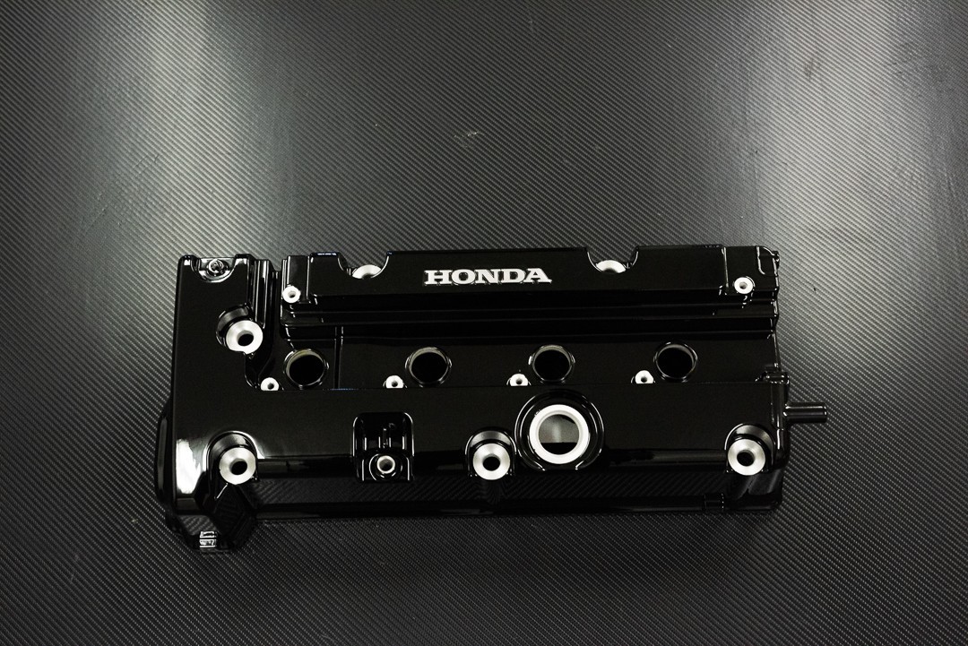 Honda K24 K20 KSERIES type r civic  valve cover powder coated HIGH GLOSS BLACK