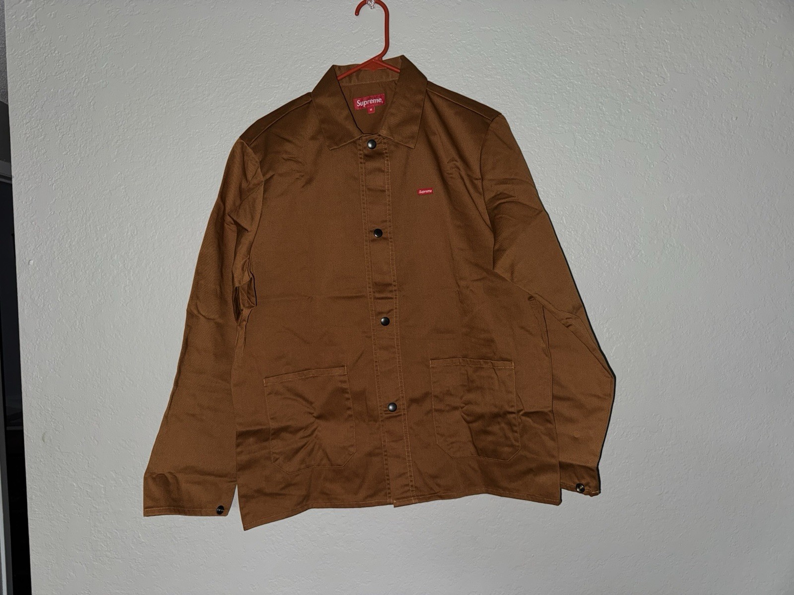 Supreme Shop Jacket NYC New York City Ny Streetwear Bogo Box Logo Ss17 Rust Brw