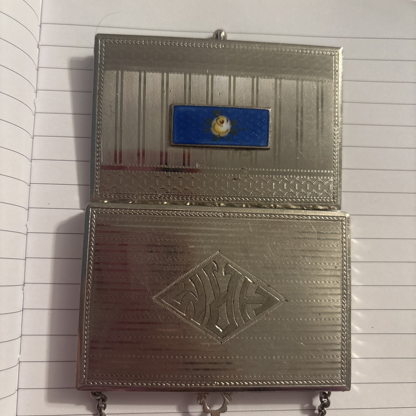 RARE VINTAGE LUXURY SILVER 950 CIGARETTE CASE RARE VINTAGE LUXURY SILVER 950 CIGARETTE CASE