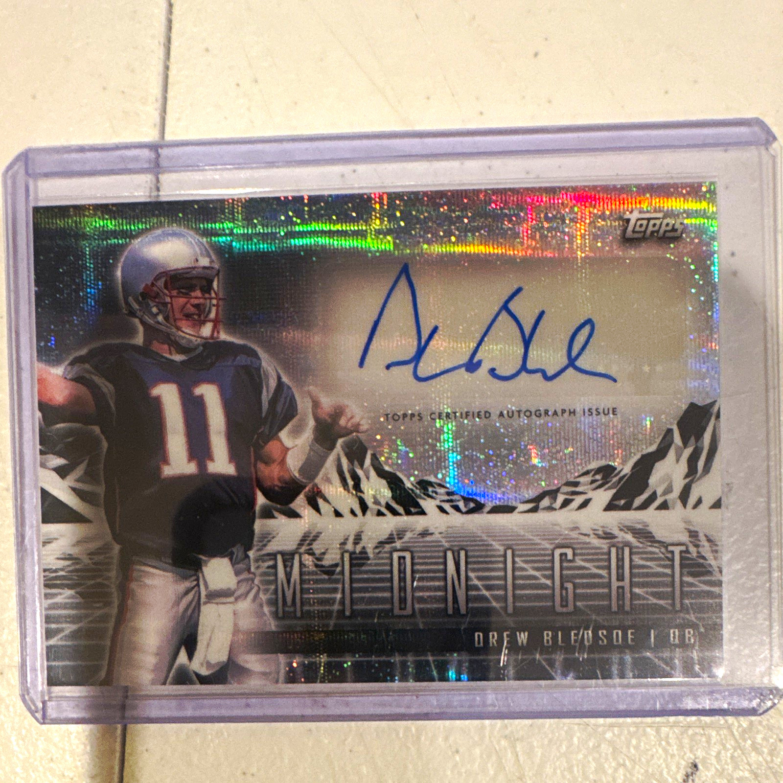 Topps 2024 Midnight Drew Bledsoe Horizon Signatures Auto HZS-DBL Patriots Topps 2024 Midnight Drew Bledsoe Horizon Signatures Auto HZS-DBL Patriots