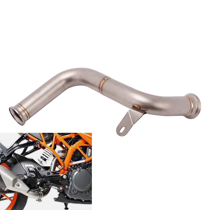 Exhaust Mid Pipe Slip On Stock Muffler Modified for DUKE 390 RC390 125 2017-2020