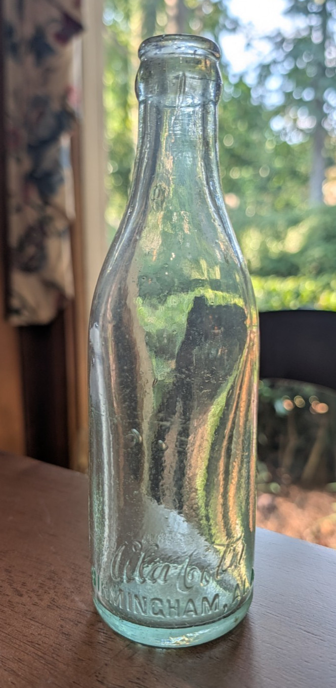 VINTAGE Light Green Ala-Cola Soda Bottle, Birmingham AL, C. C. Co 143, RARE VINTAGE Light Green Ala-Cola Soda Bottle, Birmingham AL, C. C. Co 143, RARE