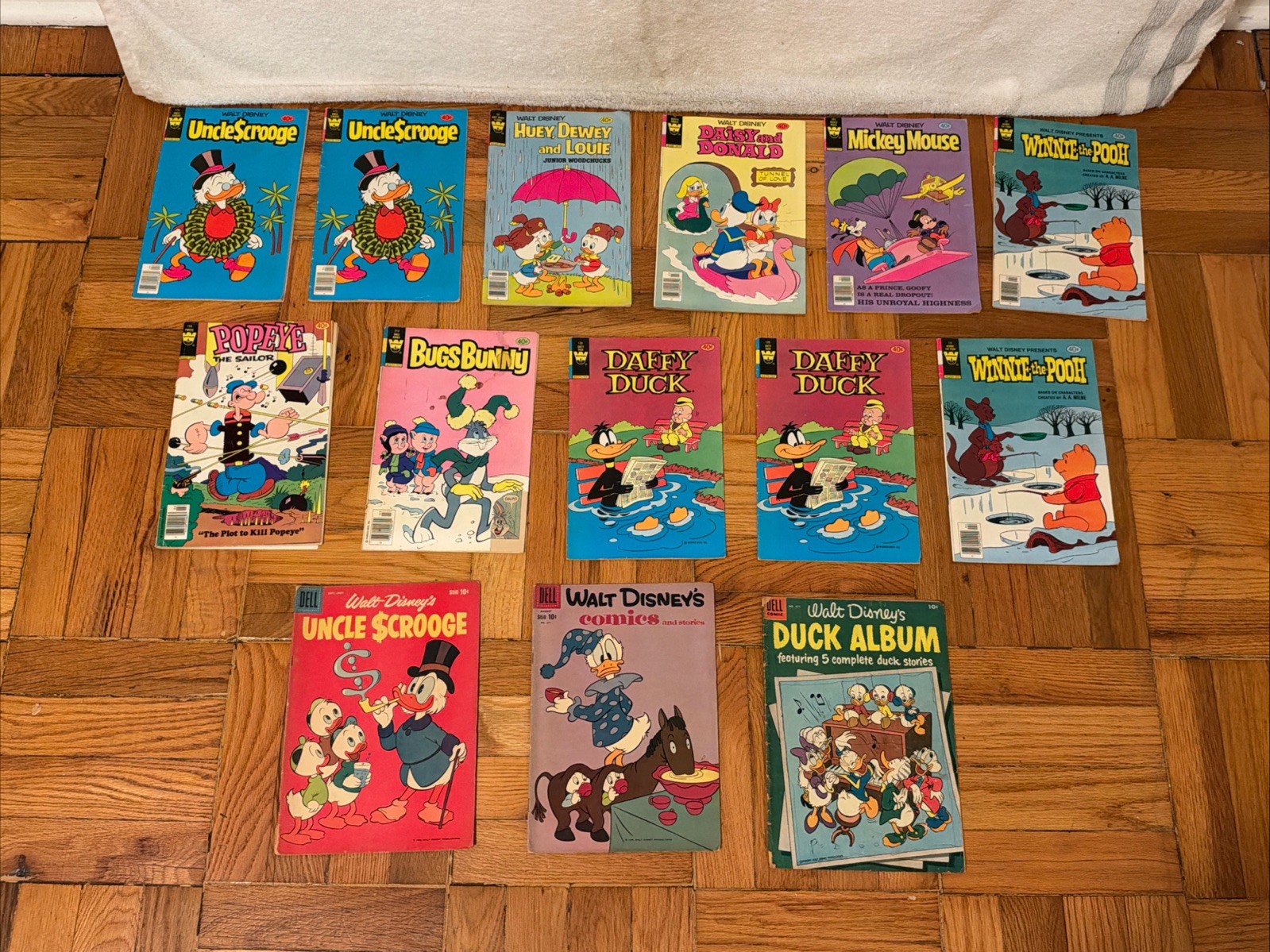 Vintage Disney & Looney Tunes Comic Book Lot of 14 Dell & Whitman Gold Key Vintage Disney & Looney Tunes Comic Book Lot of 14 Dell & Whitman Gold Key