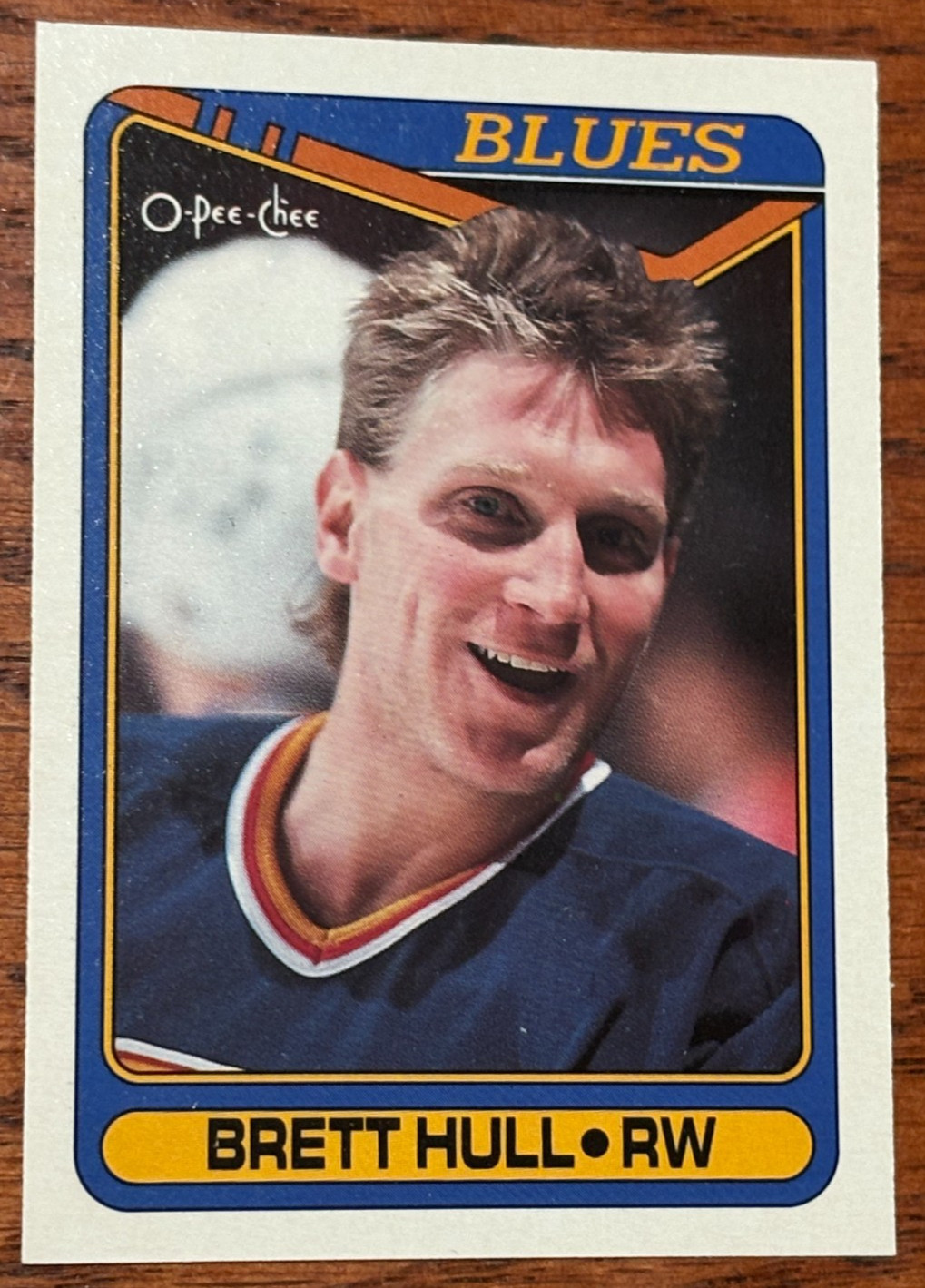1990-91 O-PEE-CHEE HOCKEY BRETT HULL CARD #77-JUL125 1990-91 O-PEE-CHEE HOCKEY BRETT HULL CARD #77-JUL125