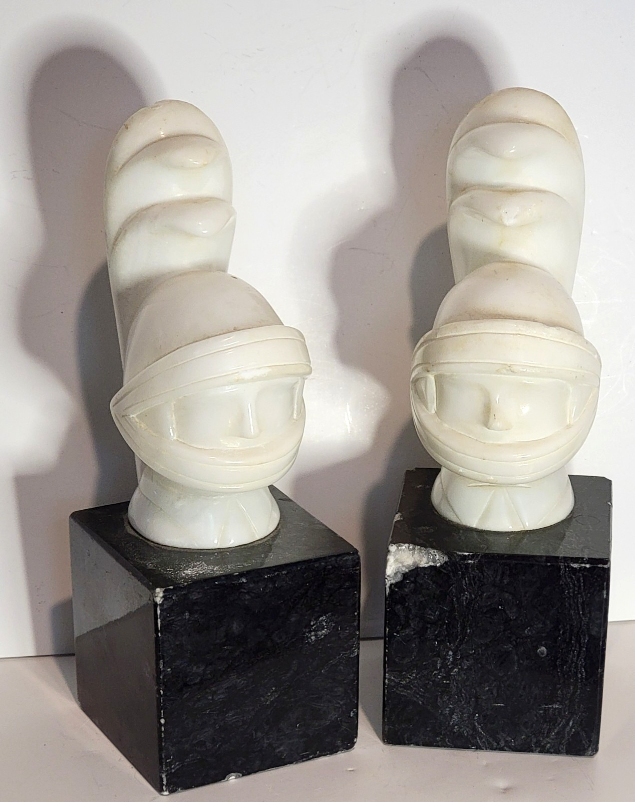 Antique Art Deco Carved Alabaster \ Antique Art Deco Carved Alabaster \