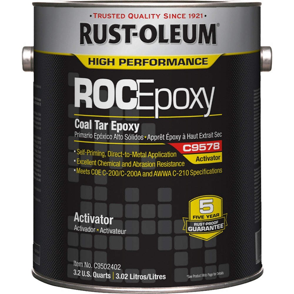 RUST-OLEUM C9502402 Coal Tar Epoxy Activator,C9578,1 gal,Can 3XH20