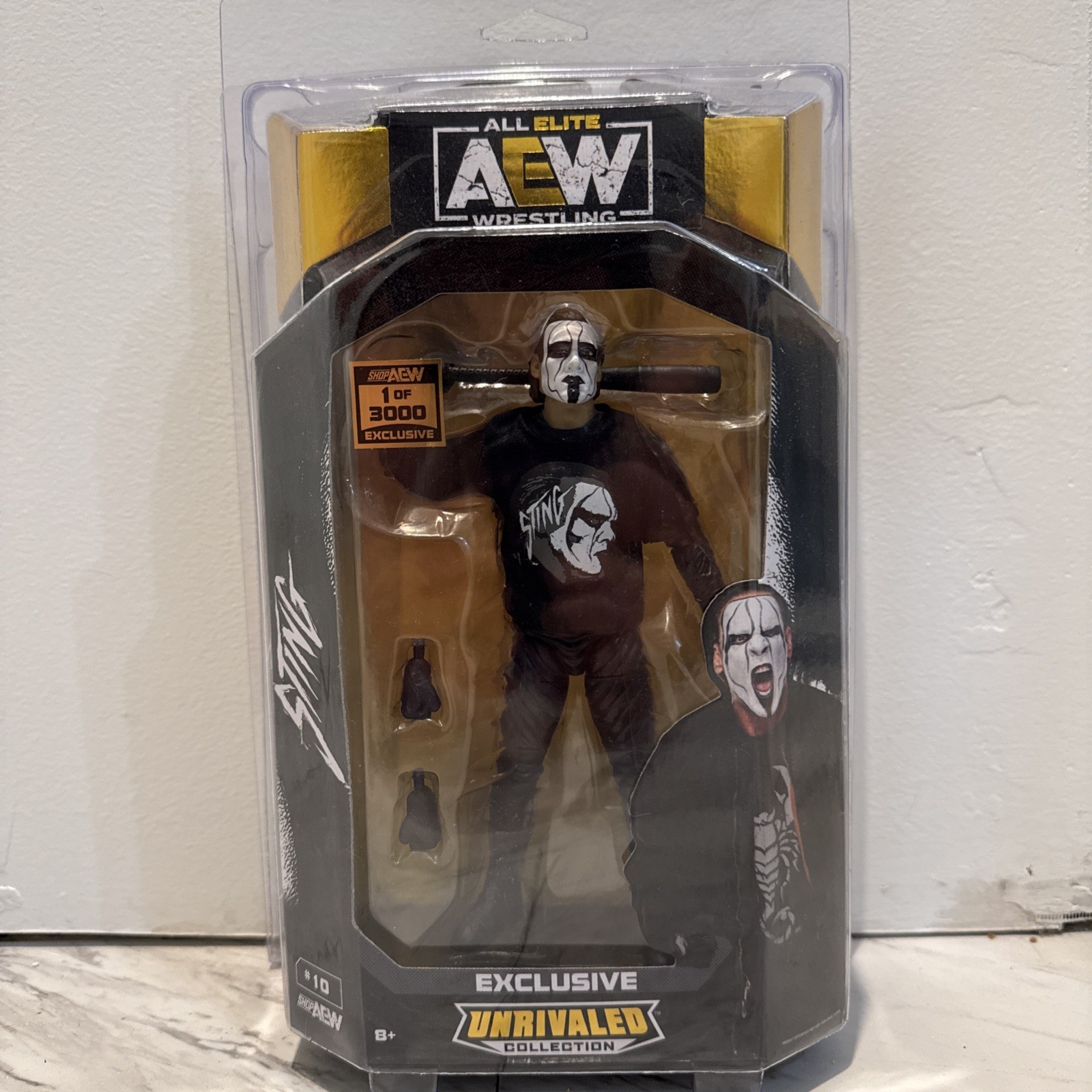 AEW Unrivaled Sting ShopAEW Exclusive 6-Inch Figure (1/3000) All Elite New