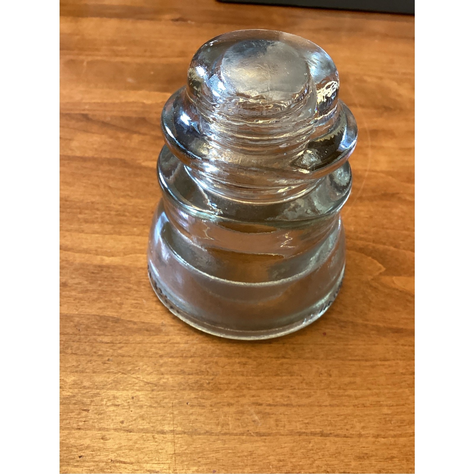 Vintage Clear Glass Insulator Vintage Clear Glass Insulator