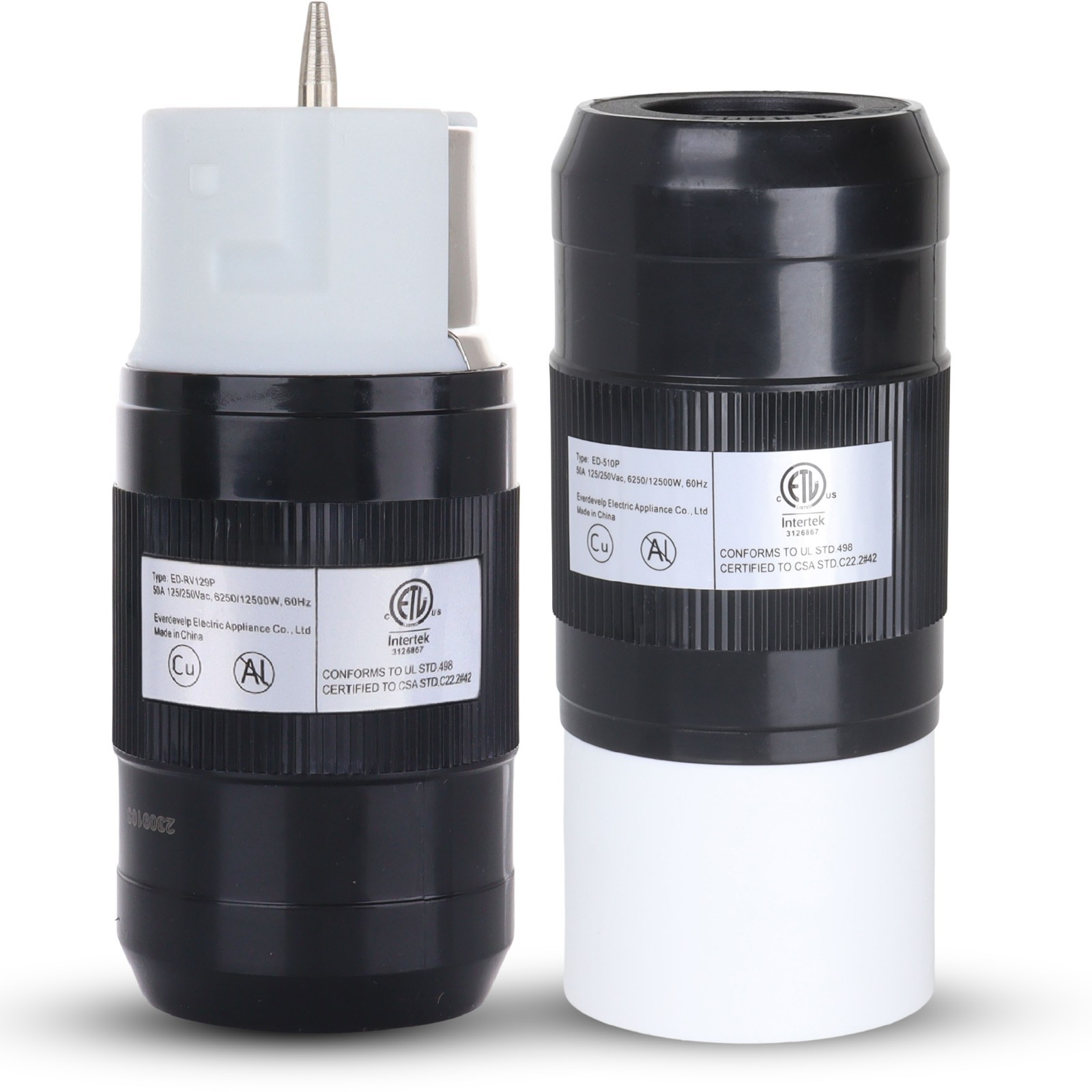 50A Generator Plug Set (Male & Female), CS6364/CS6365 Twist Lock, 125/250V 50A Generator Plug Set (Male & Female), CS6364/CS6365 Twist Lock, 125/250V