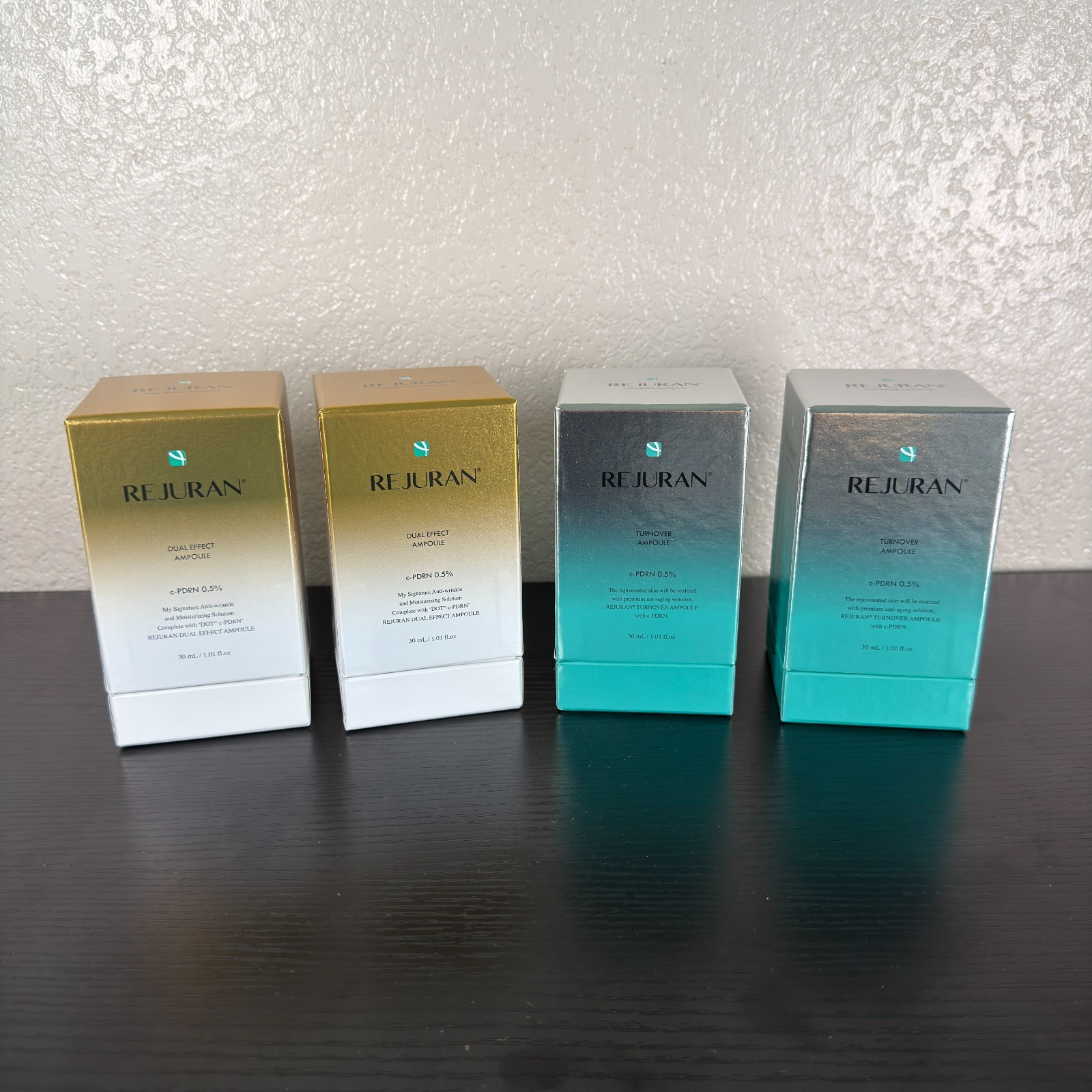 REJURAN Ampoule Set Dual Effect & Turnover c-PDRN 0.5% 4 Boxes 30ml - New REJURAN Ampoule Set Dual Effect & Turnover c-PDRN 0.5% 4 Boxes 30ml - New