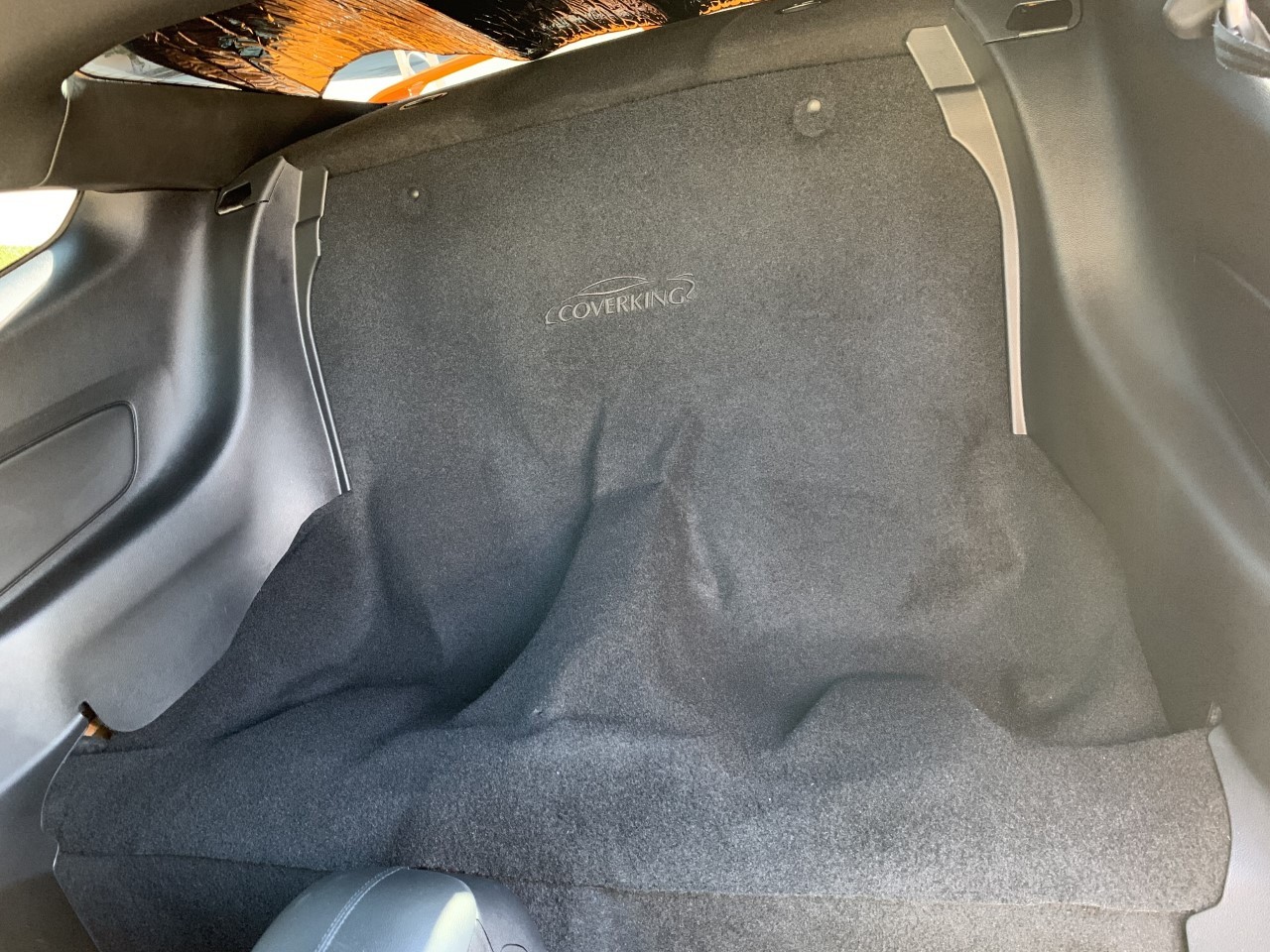 Coverking Rear Seat Delete for 2015-2026 Ford Mustang Coupe Coverking Rear Seat Delete for 2015-2026 Ford Mustang Coupe
