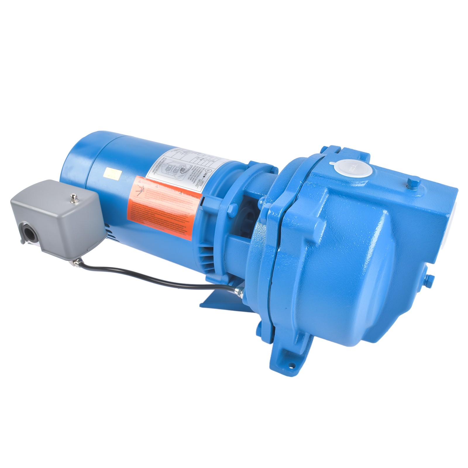 NEW J5S 1/2 HP Cast Iron Shallow Water Well Jet Pump 115/230V Blue